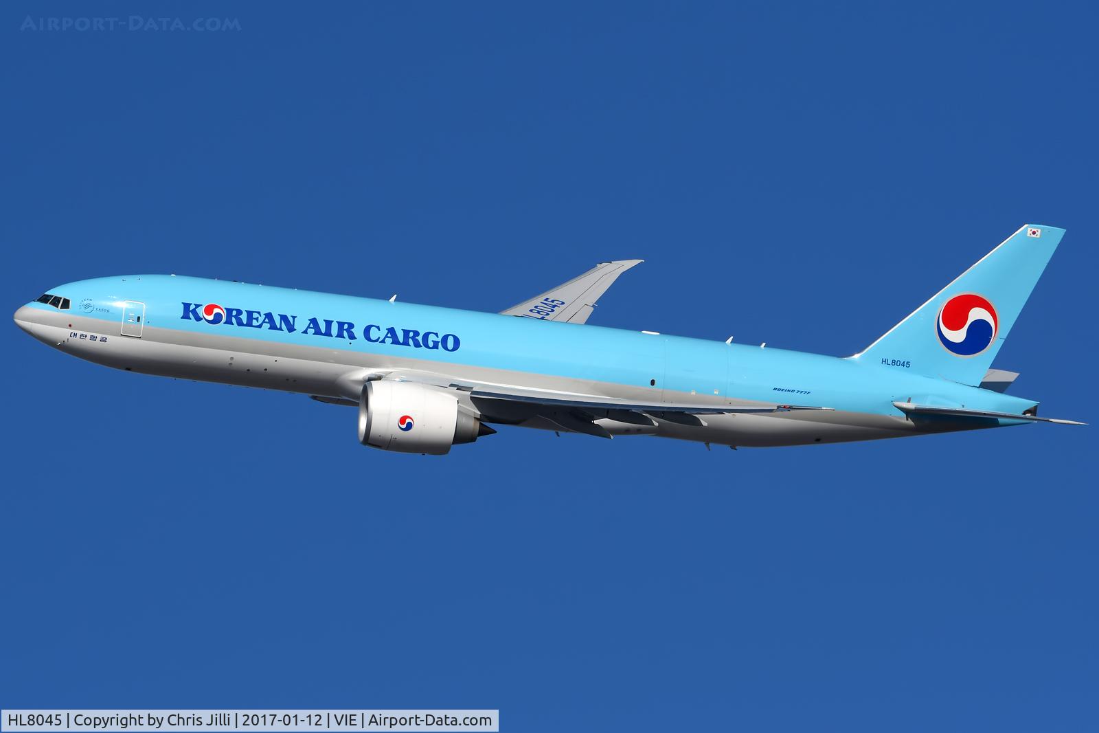 HL8045, 2016 Boeing 777-FB5 C/N 62695, Korean Air Cargo