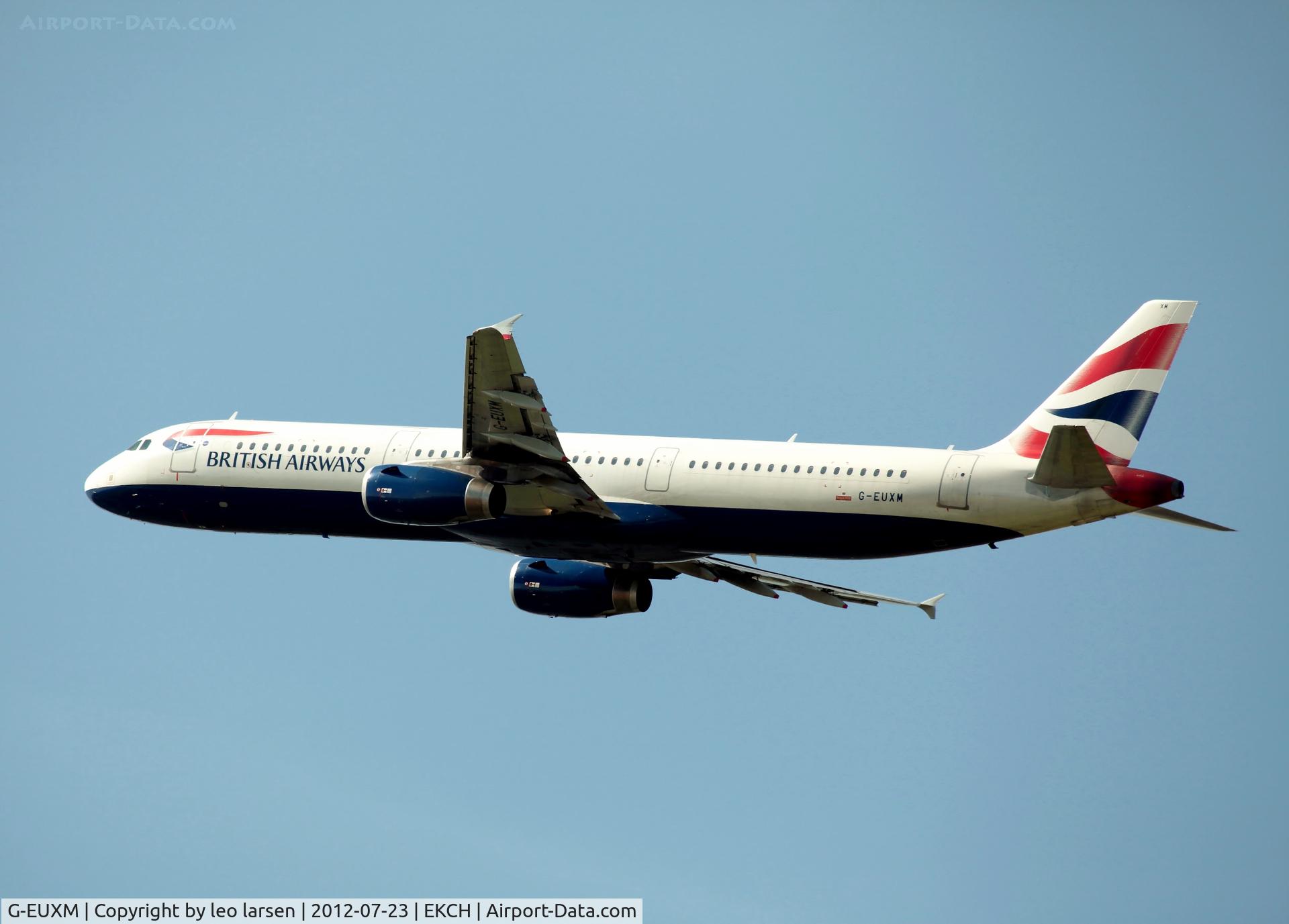 G-EUXM, 2007 Airbus A321-231 C/N 3290, Copenhagen 23.7.2012