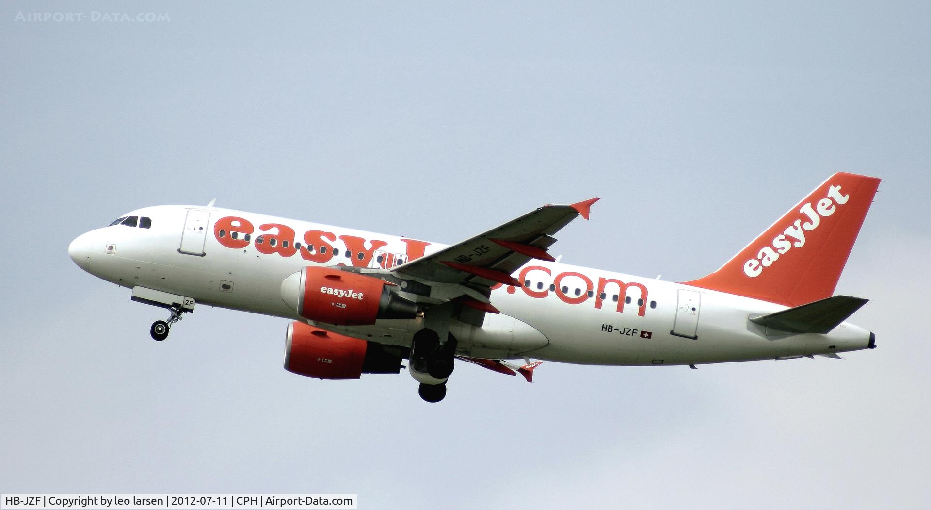 HB-JZF, 2004 Airbus A319-111 C/N 2184, Copenhagen 11.7.2012