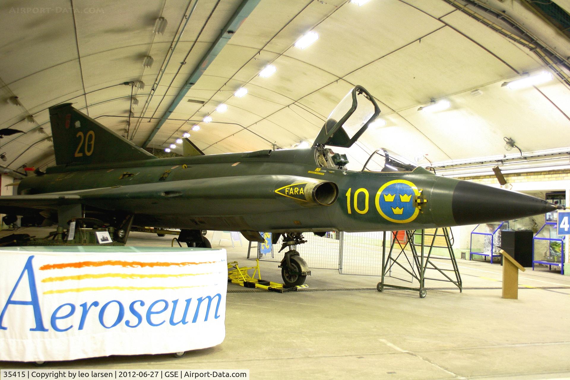 35415, Saab J-35F Draken C/N 35-415, Aeroserum GSE 27.6.2012