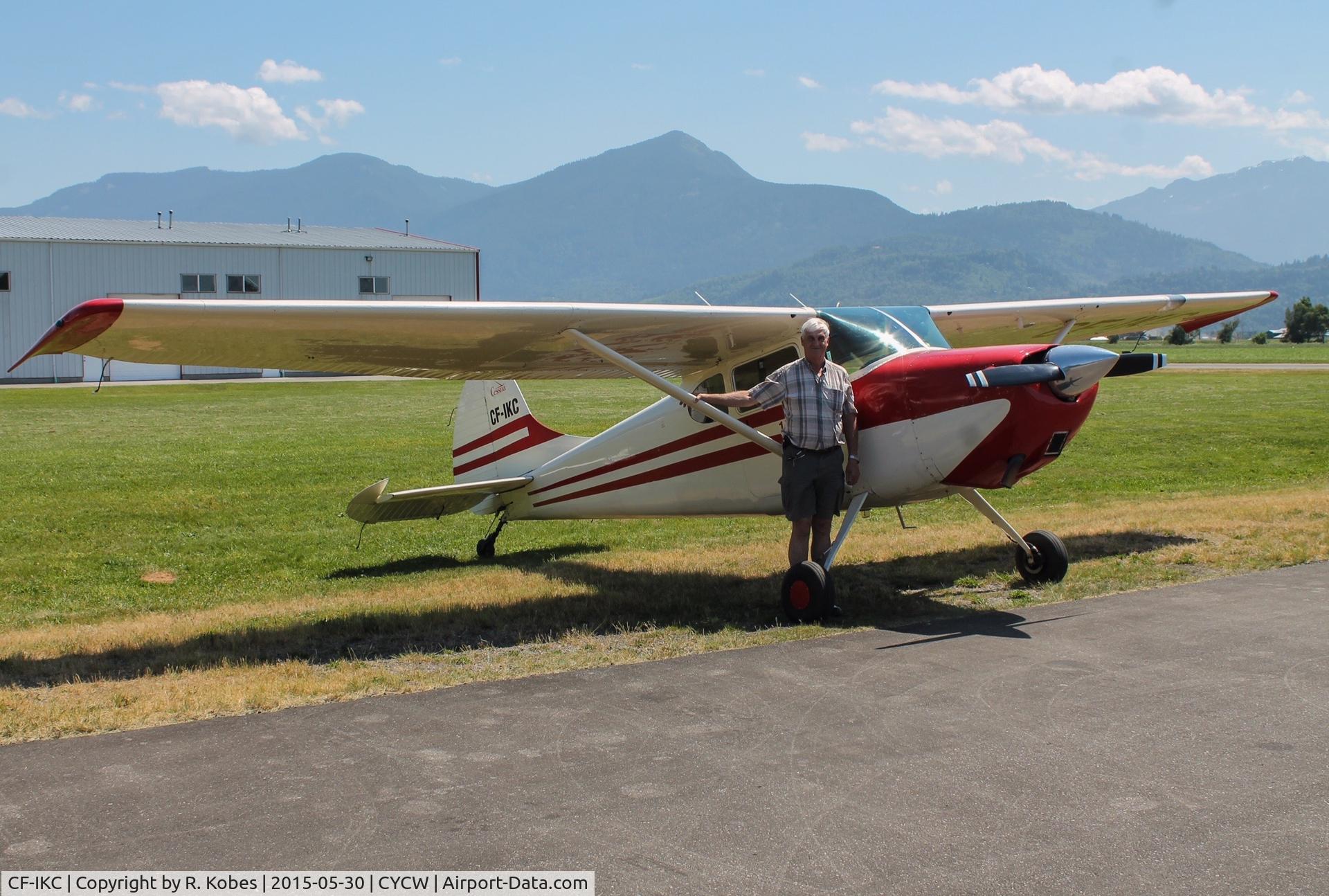 CF-IKC, 1953 Cessna 170B C/N 26048, A visit to Chilliwack airport