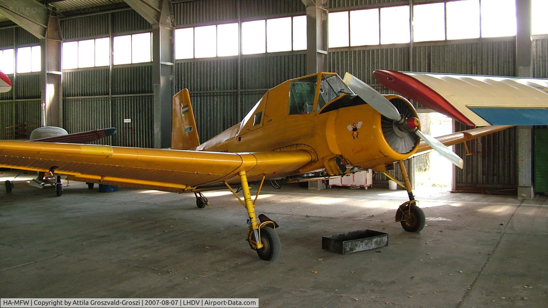 HA-MFW, 1975 Let Z-37A Cmelak C/N 21-19, Dunaújváros Airport, Hungary