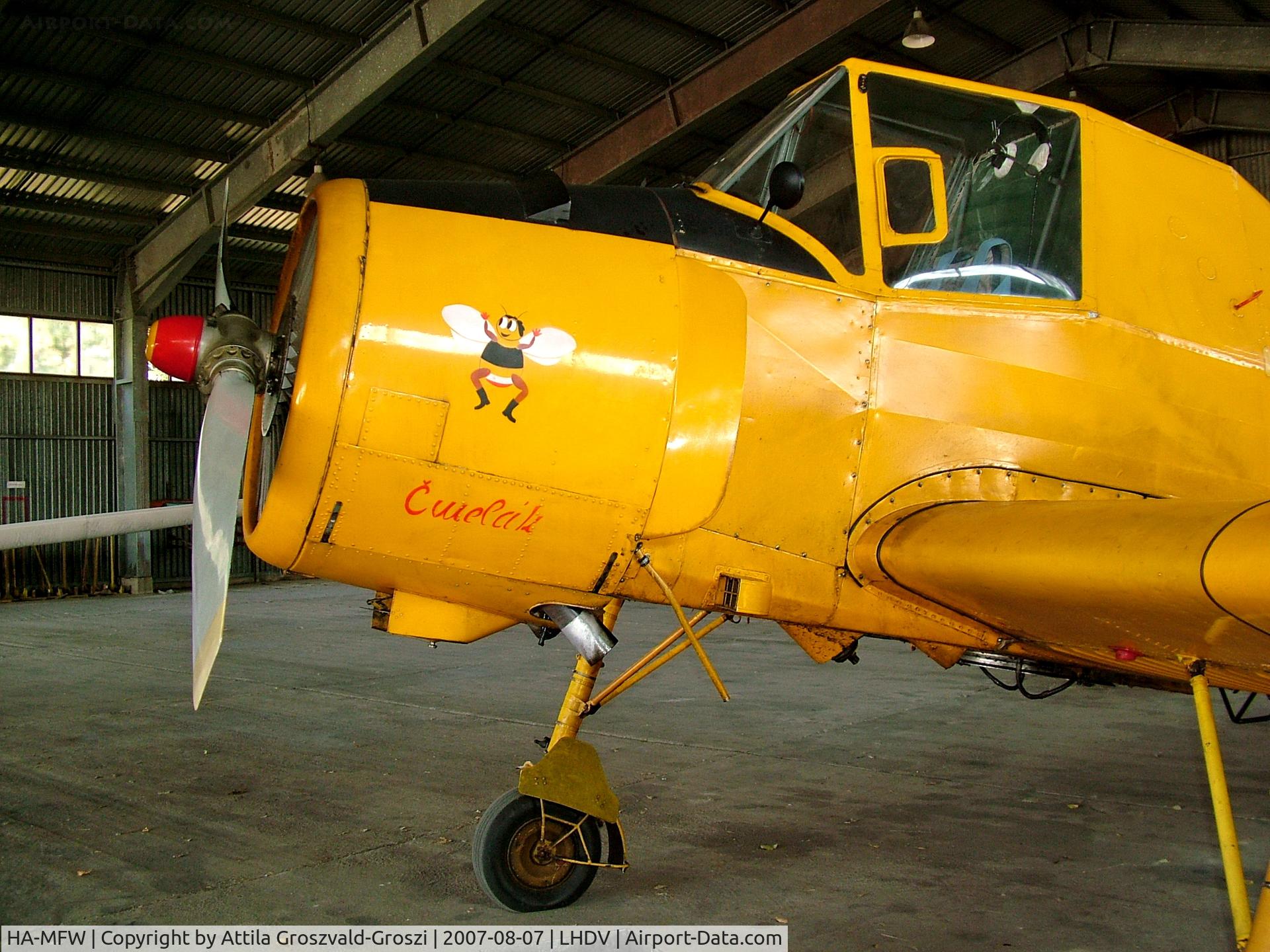 HA-MFW, 1975 Let Z-37A Cmelak C/N 21-19, Dunaújváros Airport, Hungary
