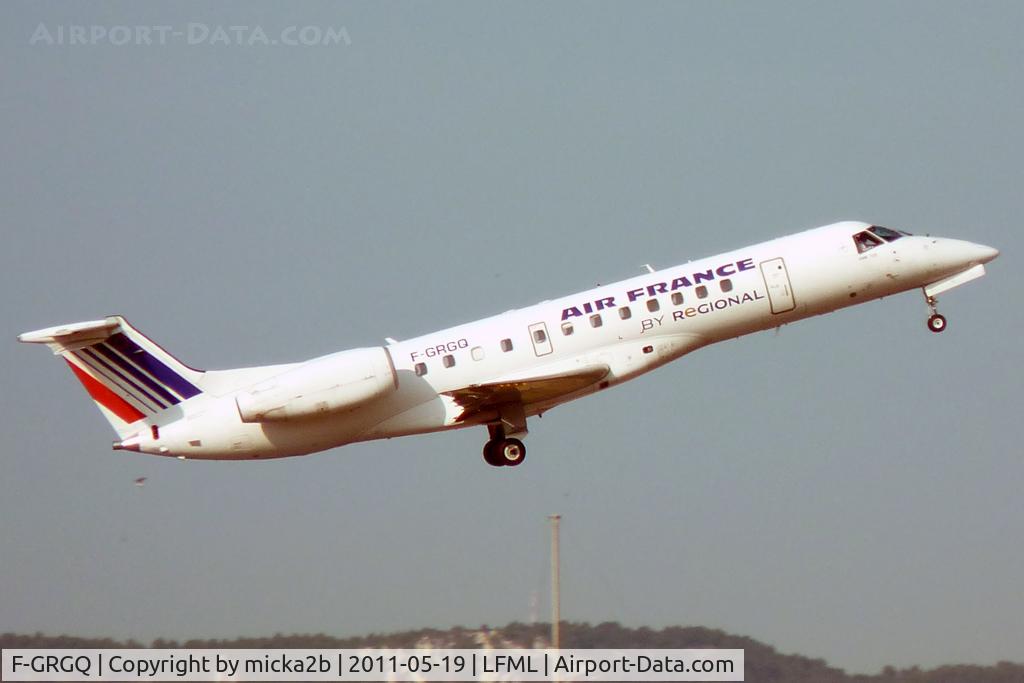 F-GRGQ, 2000 Embraer ERJ-135ER (EMB-135ER) C/N 145233, Take off