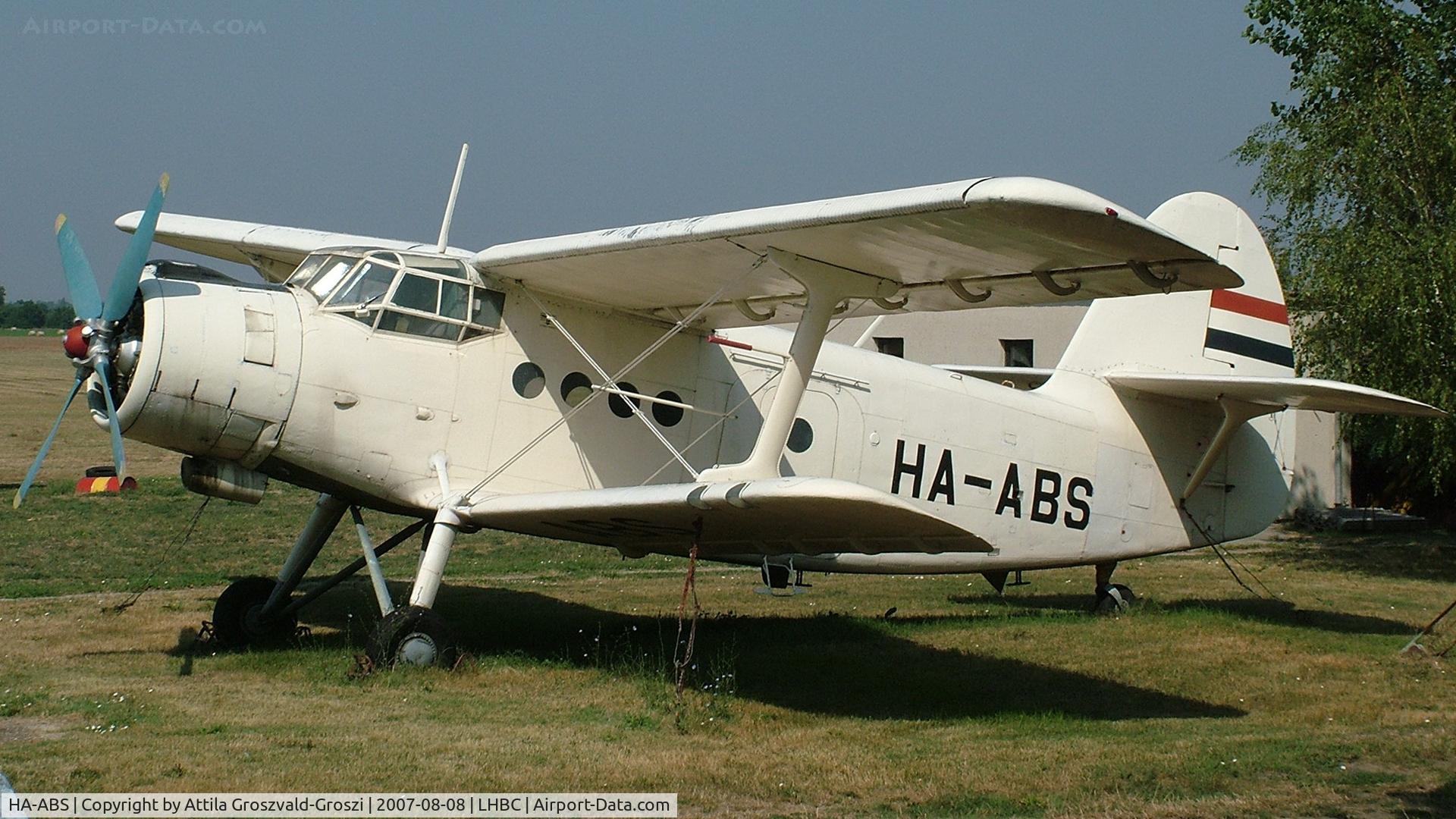 HA-ABS, PZL-Mielec An-2T C/N 1G76-15, Békéscsaba Airport, Hungary