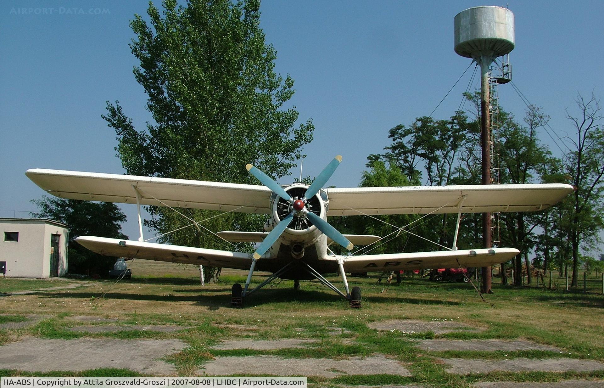 HA-ABS, PZL-Mielec An-2T C/N 1G76-15, Békéscsaba Airport, Hungary