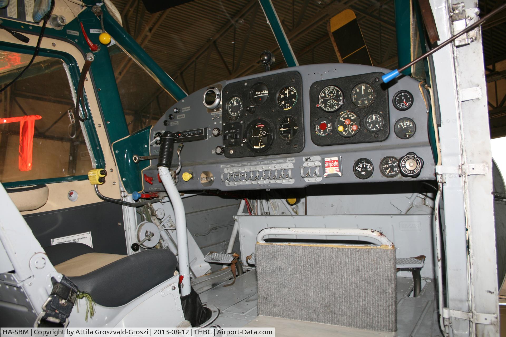 HA-SBM, 1969 PZL-Okecie PZL-101A Gawron C/N 119295, Békéscsaba Airport, Hungary