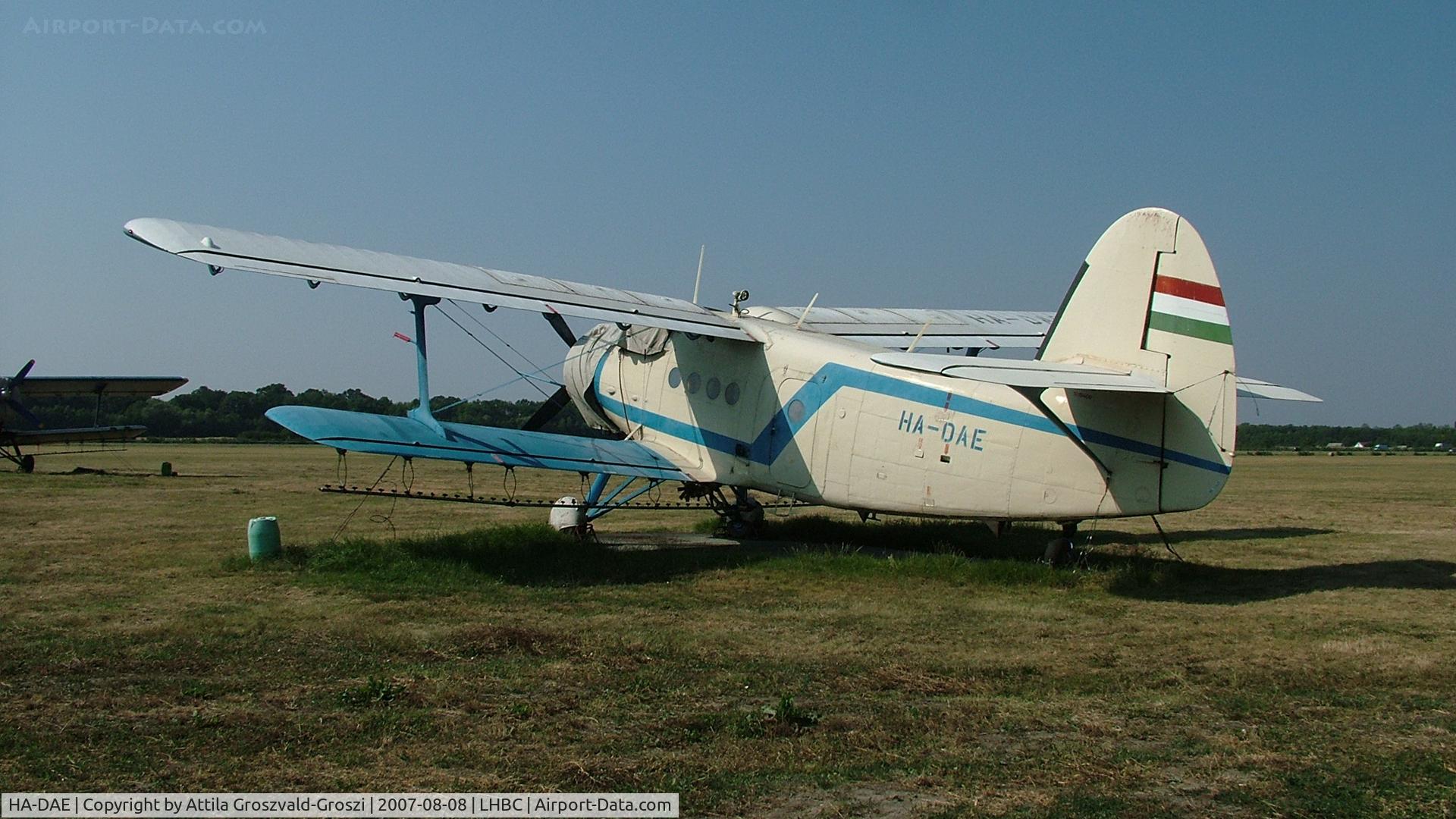 HA-DAE, 1975 PZL-Mielec An-2R C/N 1G164-06, Békéscsaba Airport, Hungary