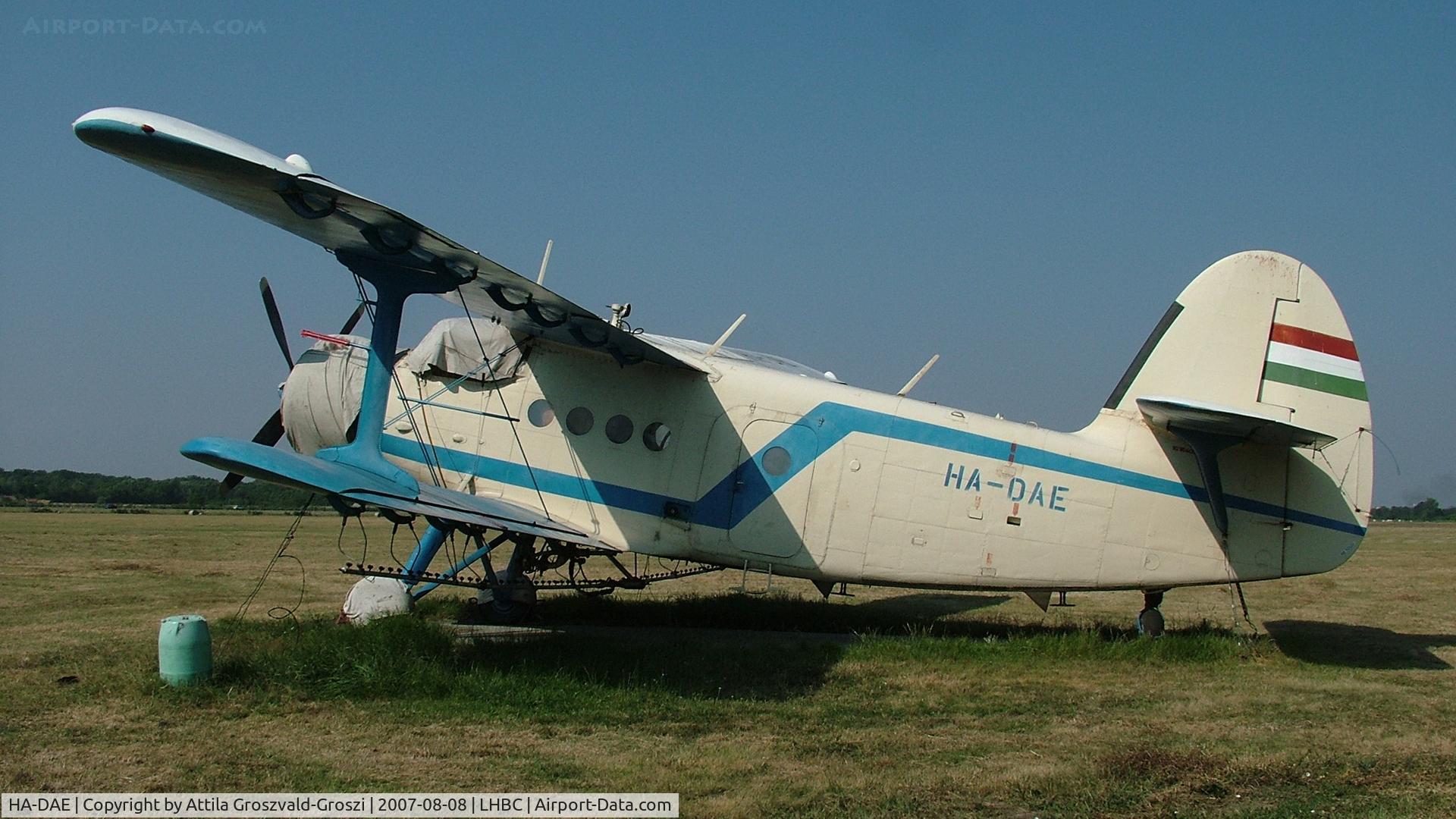 HA-DAE, 1975 PZL-Mielec An-2R C/N 1G164-06, Békéscsaba Airport, Hungary