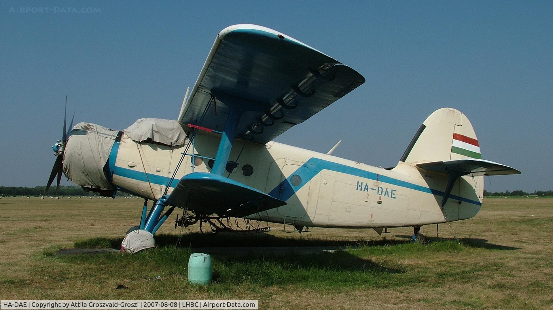 HA-DAE, 1975 PZL-Mielec An-2R C/N 1G164-06, Békéscsaba Airport, Hungary