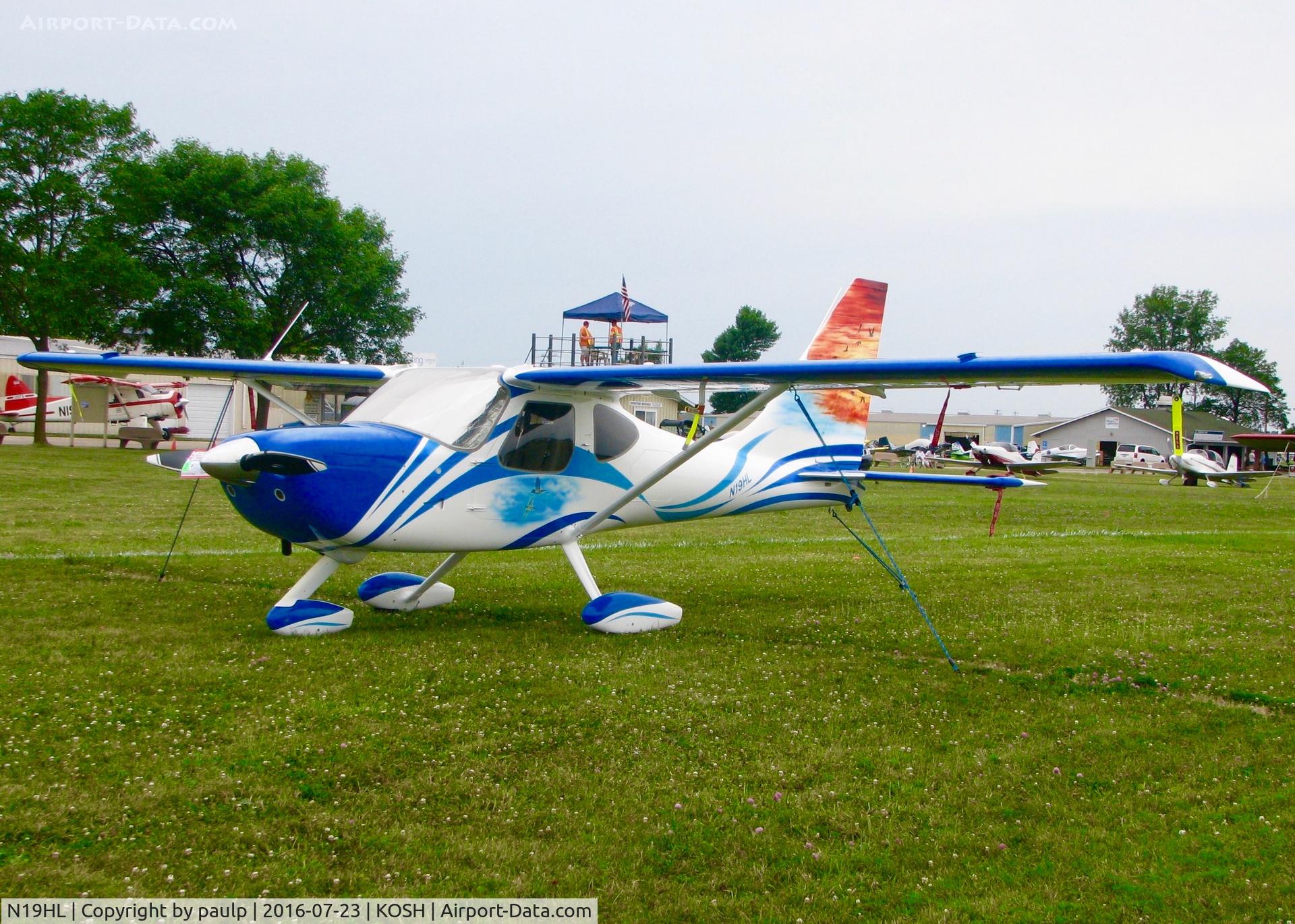 N19HL, 2015 Stoddard-Hamilton GlaStar C/N 5615, At Oshkosh.