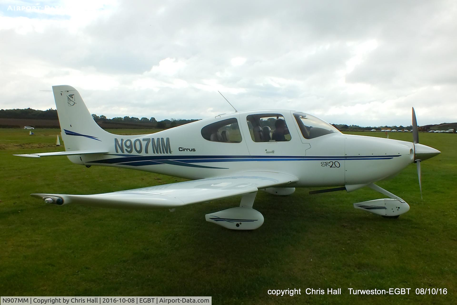N907MM, 2003 Cirrus SR20 C/N 1270, at Turweston