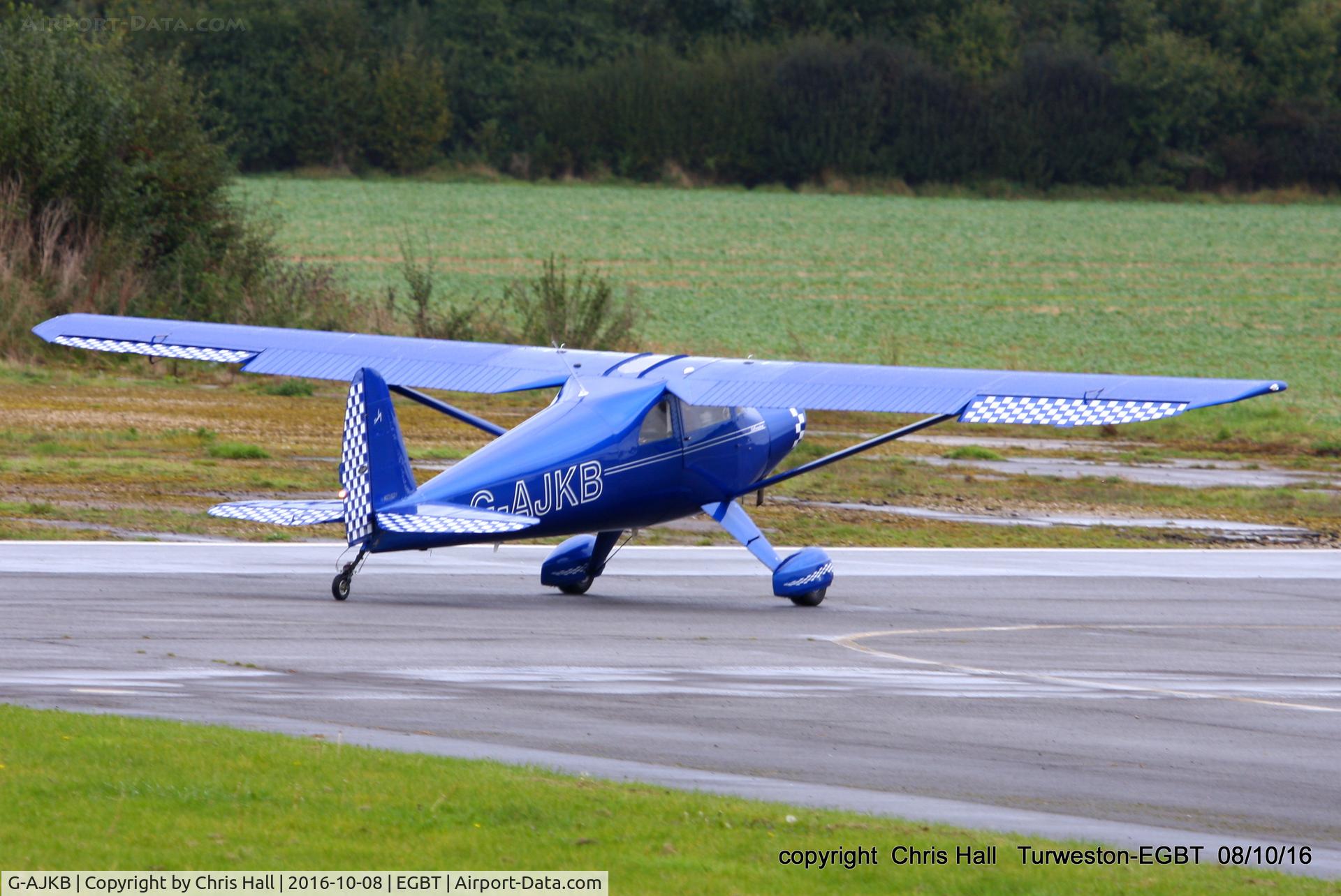 G-AJKB, 1946 Luscombe 8E Silvaire C/N 3058, at Turweston