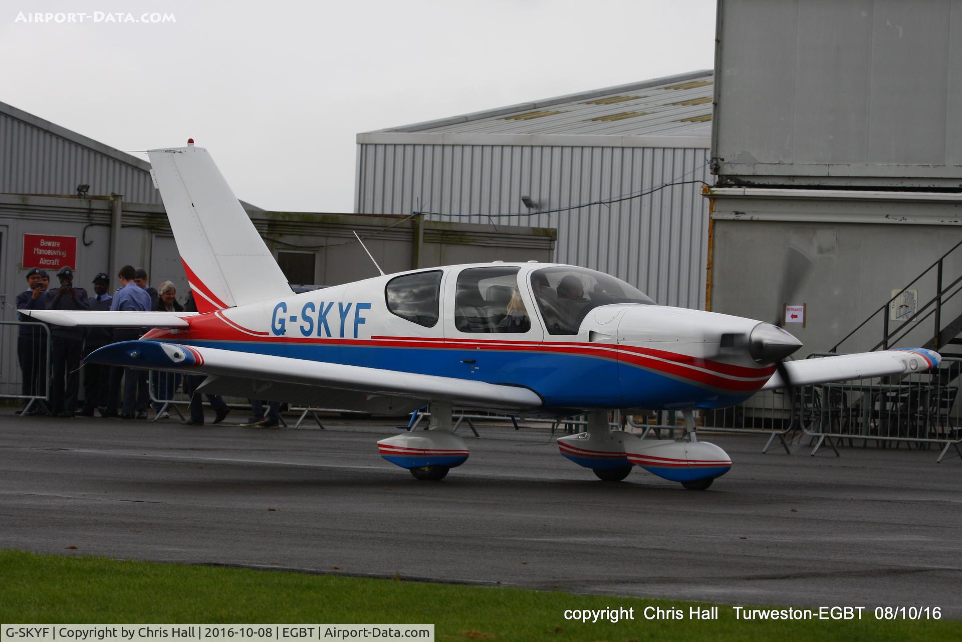 G-SKYF, 1993 Socata TB-10 Tobago C/N 1589, at Turweston