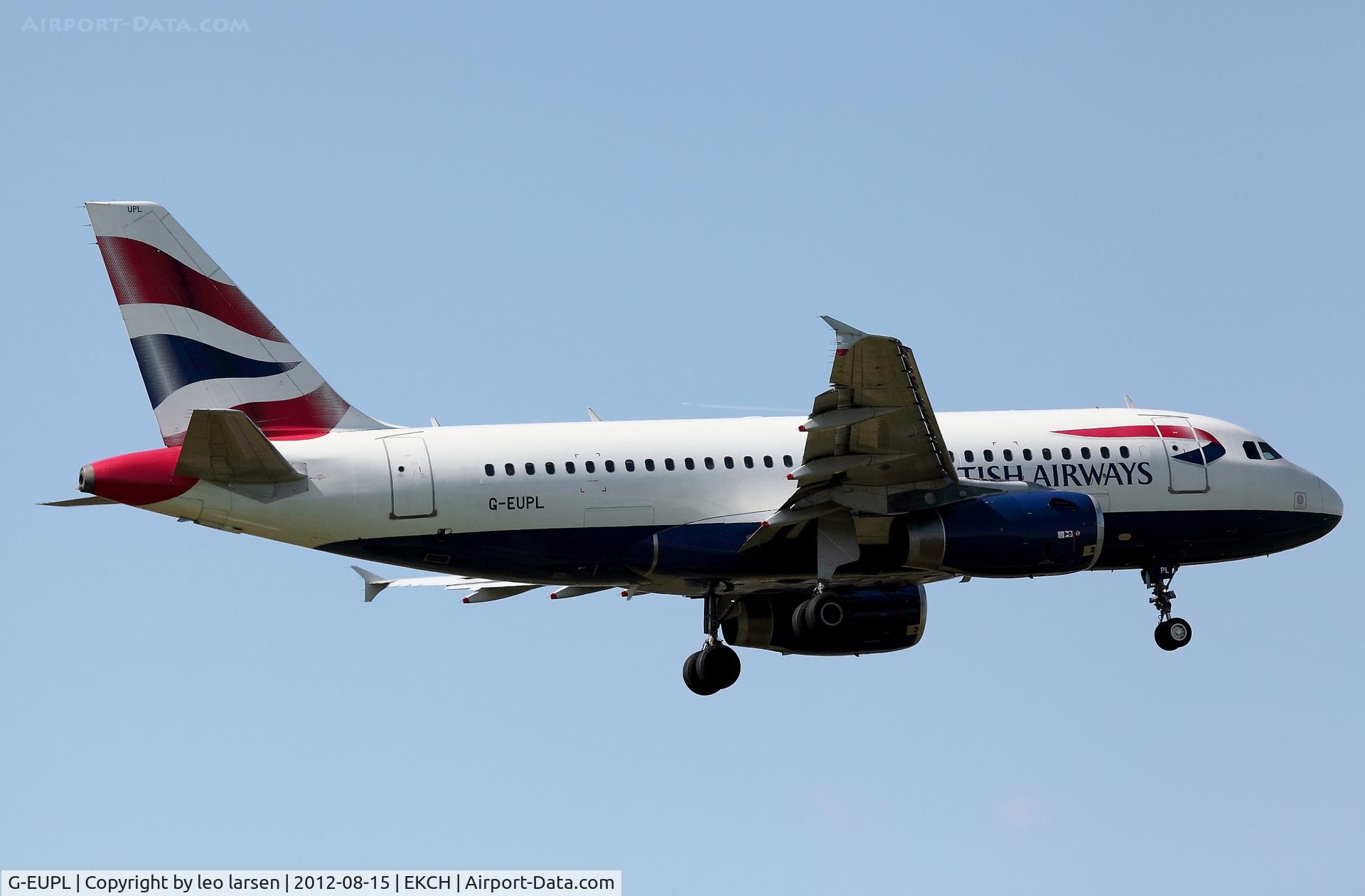G-EUPL, 2000 Airbus A319-131 C/N 1239, Copenhagen 15.8.2012