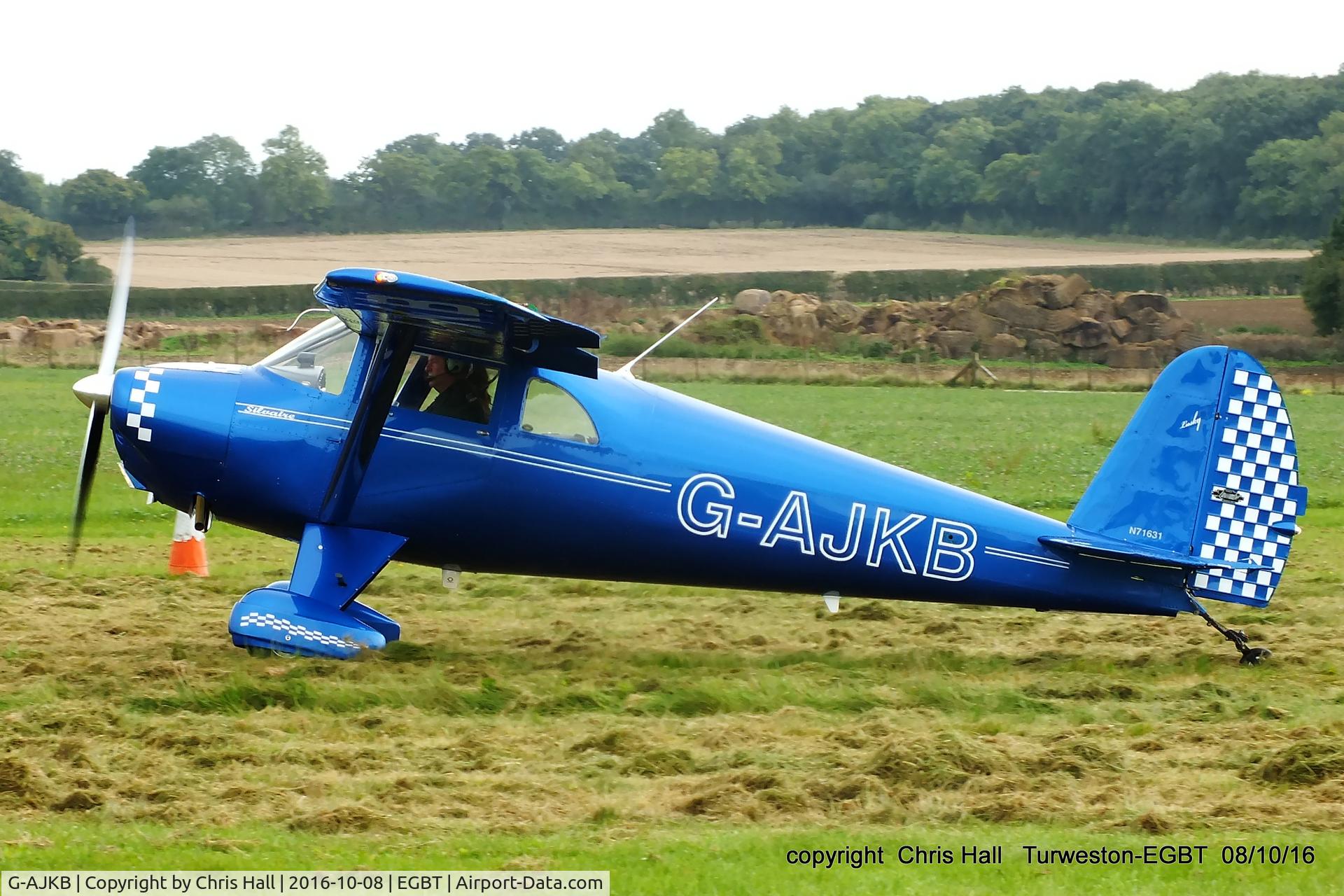 G-AJKB, 1946 Luscombe 8E Silvaire C/N 3058, at Turweston