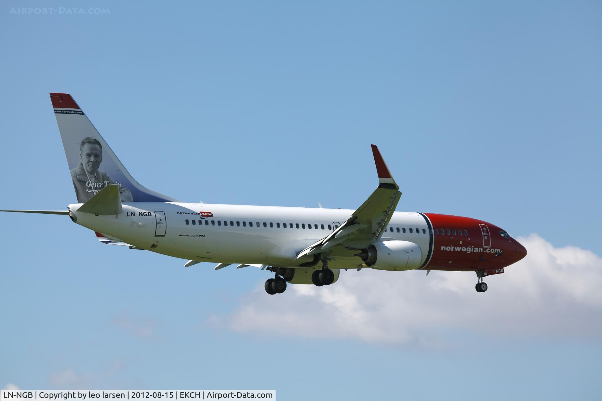 LN-NGB, 2012 Boeing 737-8JP C/N 39015, Copenhagen 15.8.2012