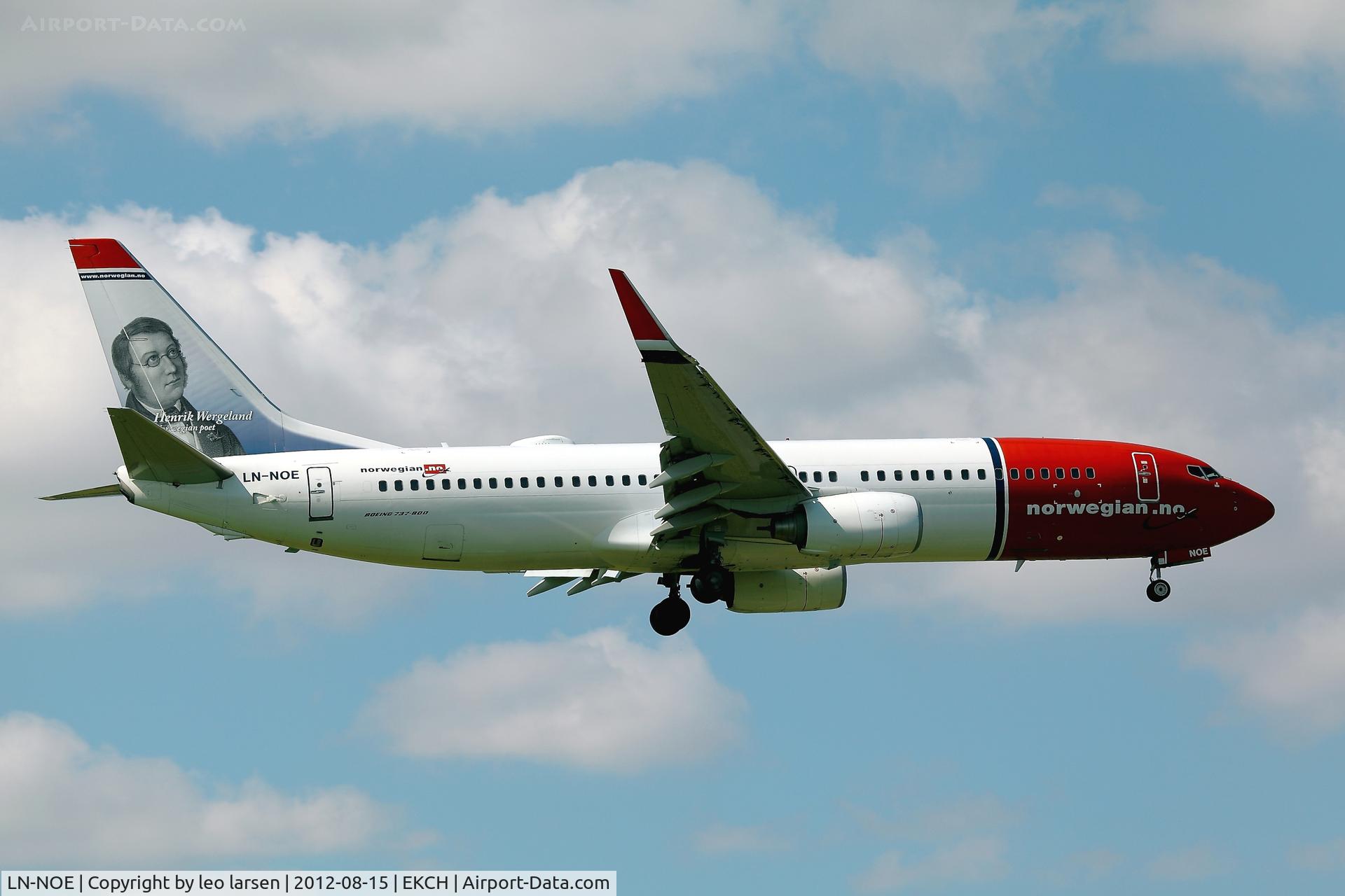 LN-NOE, 2008 Boeing 737-8Q8 C/N 35283, Copenhagen 15.8.2012