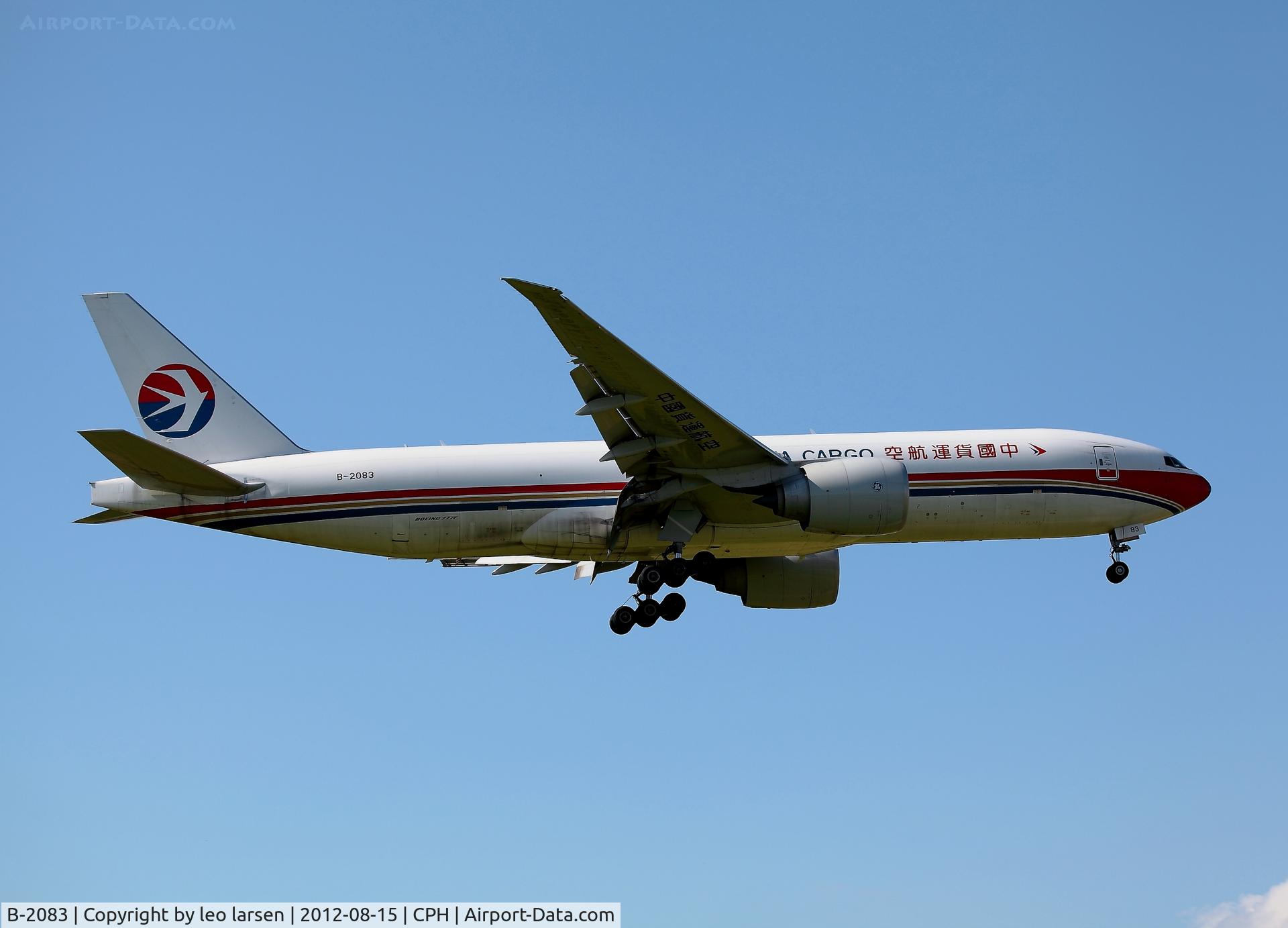 B-2083, 2011 Boeing 777-F6N C/N 37717, Copenhagen 15.8.2012