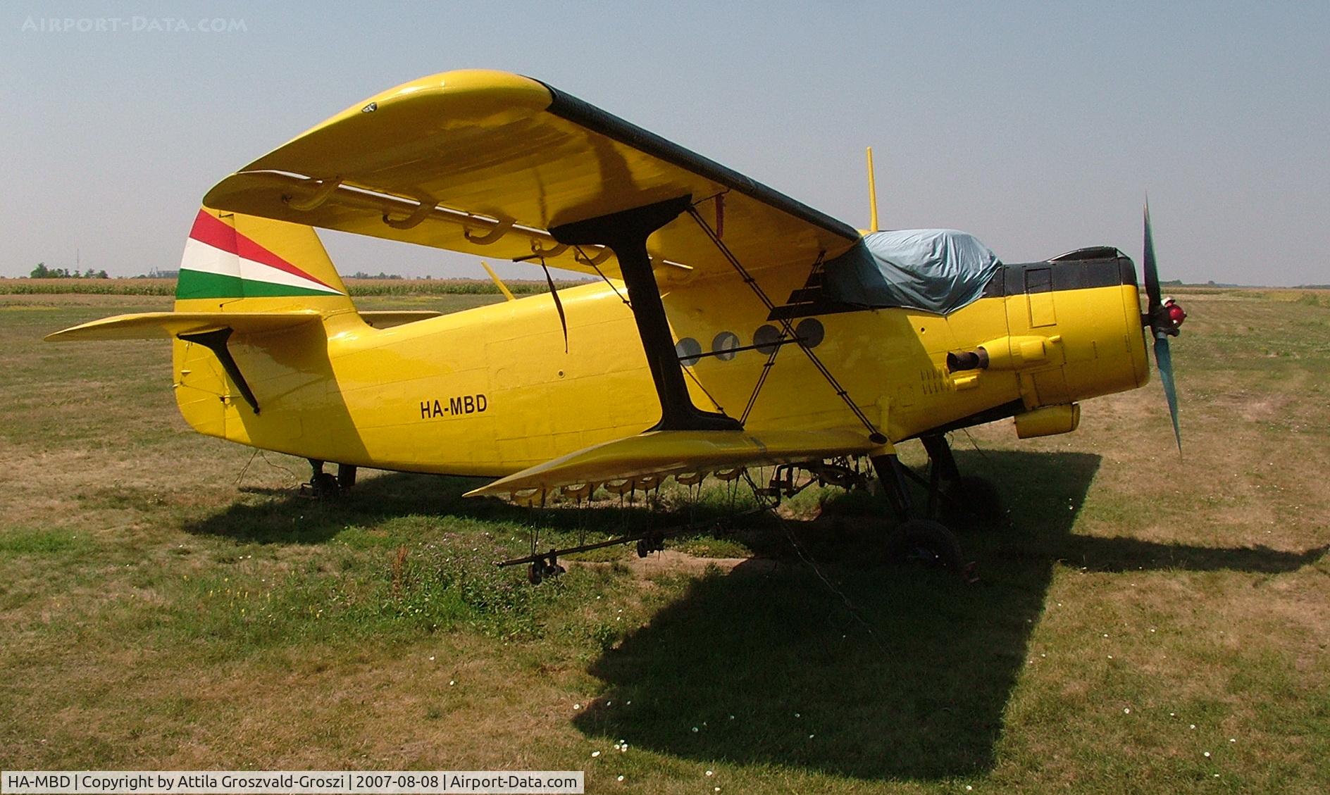 HA-MBD, 1975 PZL-Mielec An-2R C/N 1G161-09, Nagyszénás agricultural airport and take-off field, Hungary