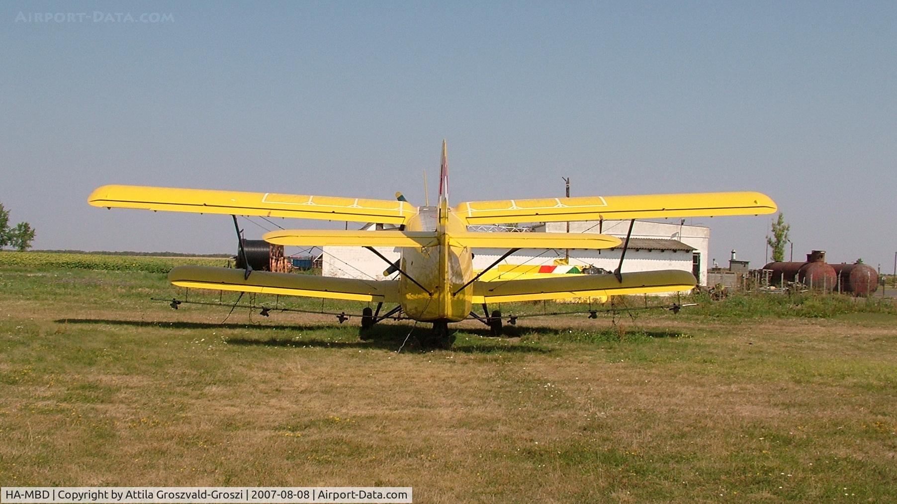 HA-MBD, 1975 PZL-Mielec An-2R C/N 1G161-09, Nagyszénás agricultural airport and take-off field, Hungary