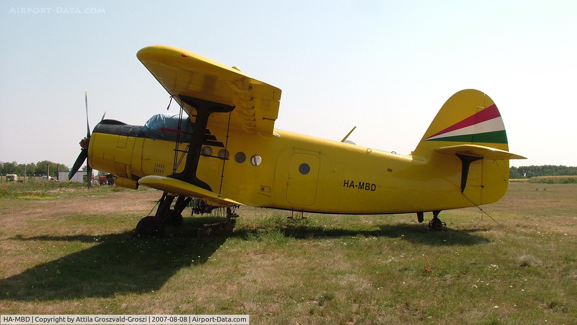 HA-MBD, 1975 PZL-Mielec An-2R C/N 1G161-09, Nagyszénás agricultural airport and take-off field, Hungary