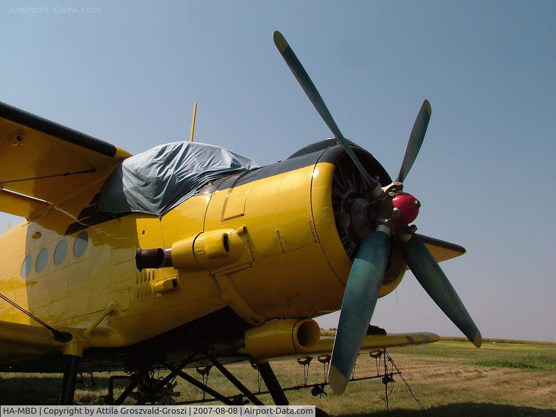HA-MBD, 1975 PZL-Mielec An-2R C/N 1G161-09, Nagyszénás agricultural airport and take-off field, Hungary