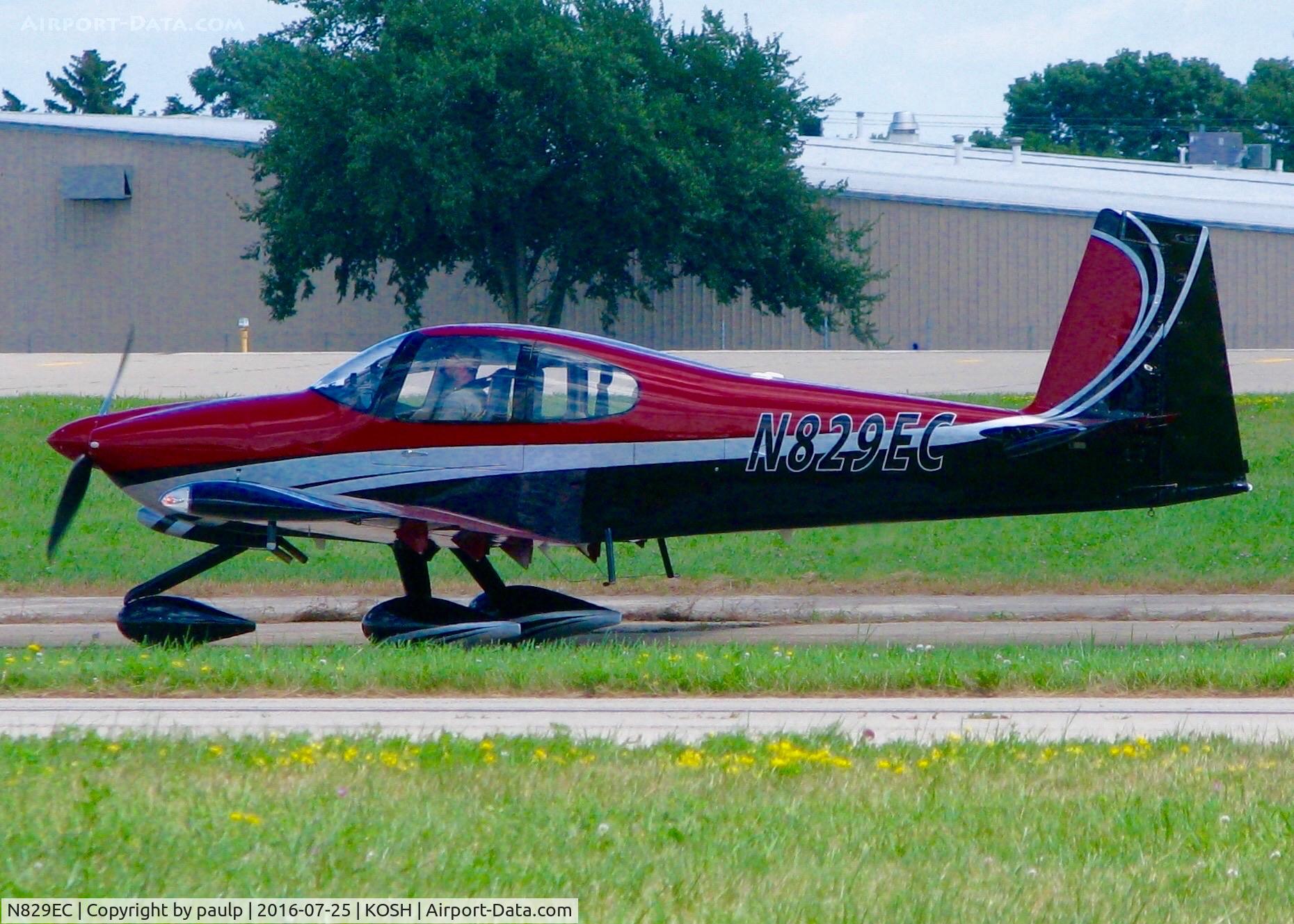 N829EC, 2015 Vans RV-10 C/N 41347, At Oshkosh.