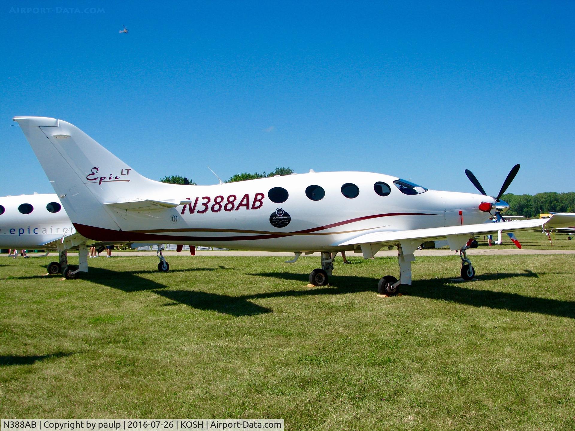 N388AB, 2008 AIR Epic LT C/N 017, At Oshkosh.