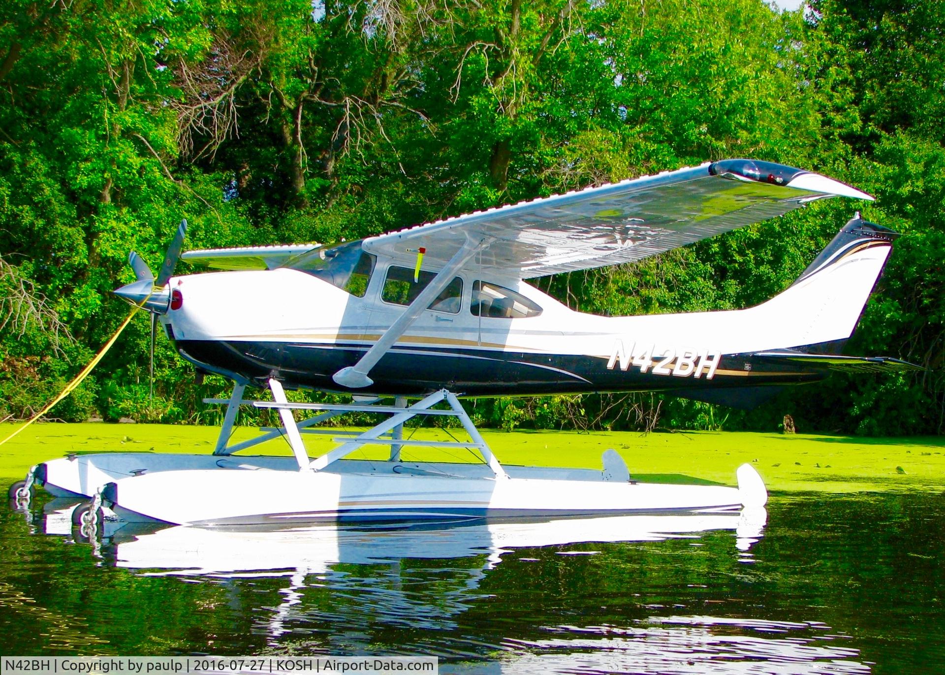 N42BH, Cessna 182R Skylane C/N 18268199, At Oshkosh.