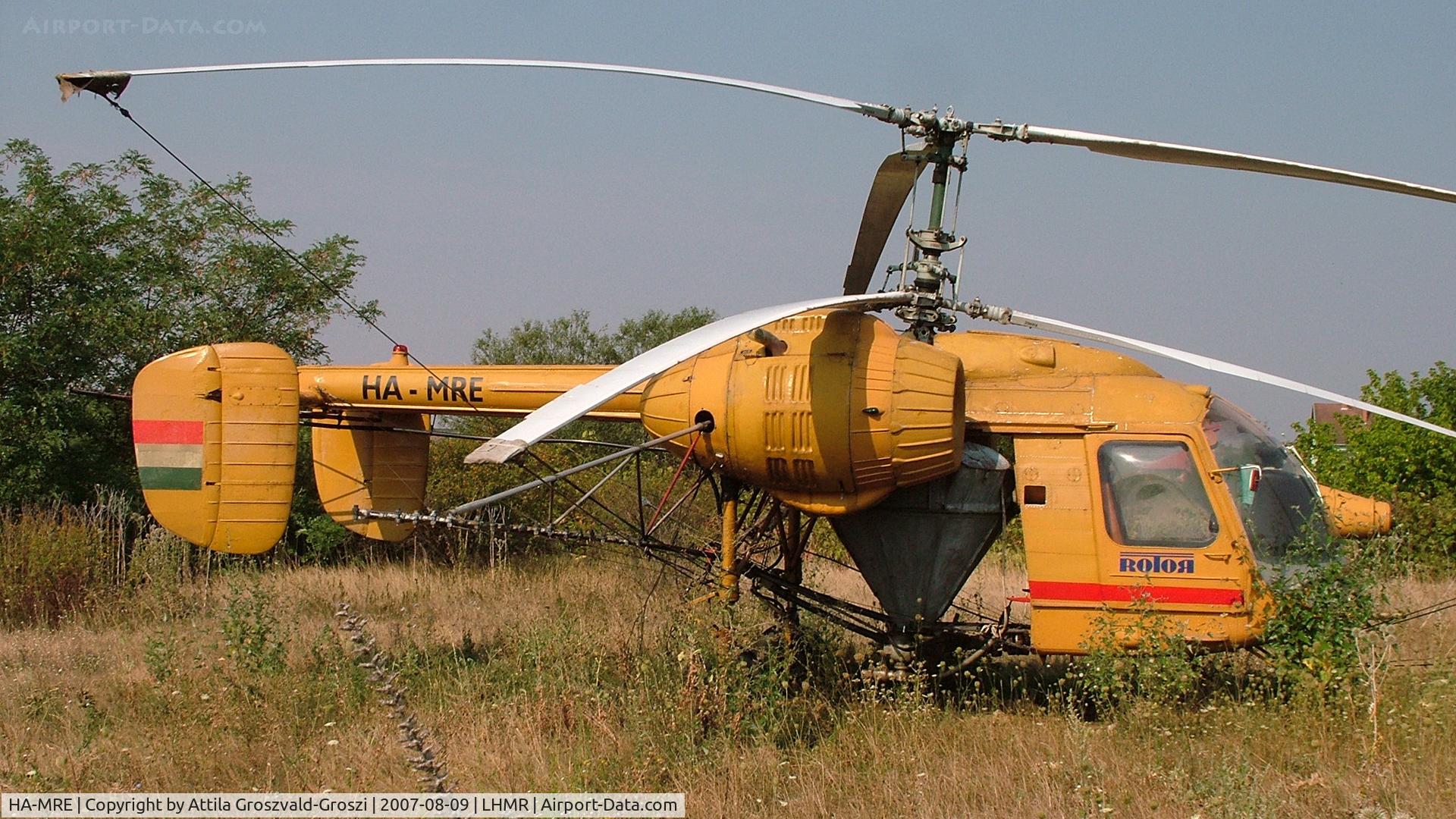 HA-MRE, 1978 Kamov Ka-26 Hoodlum C/N 7806502, Maklár Airport, Hungary