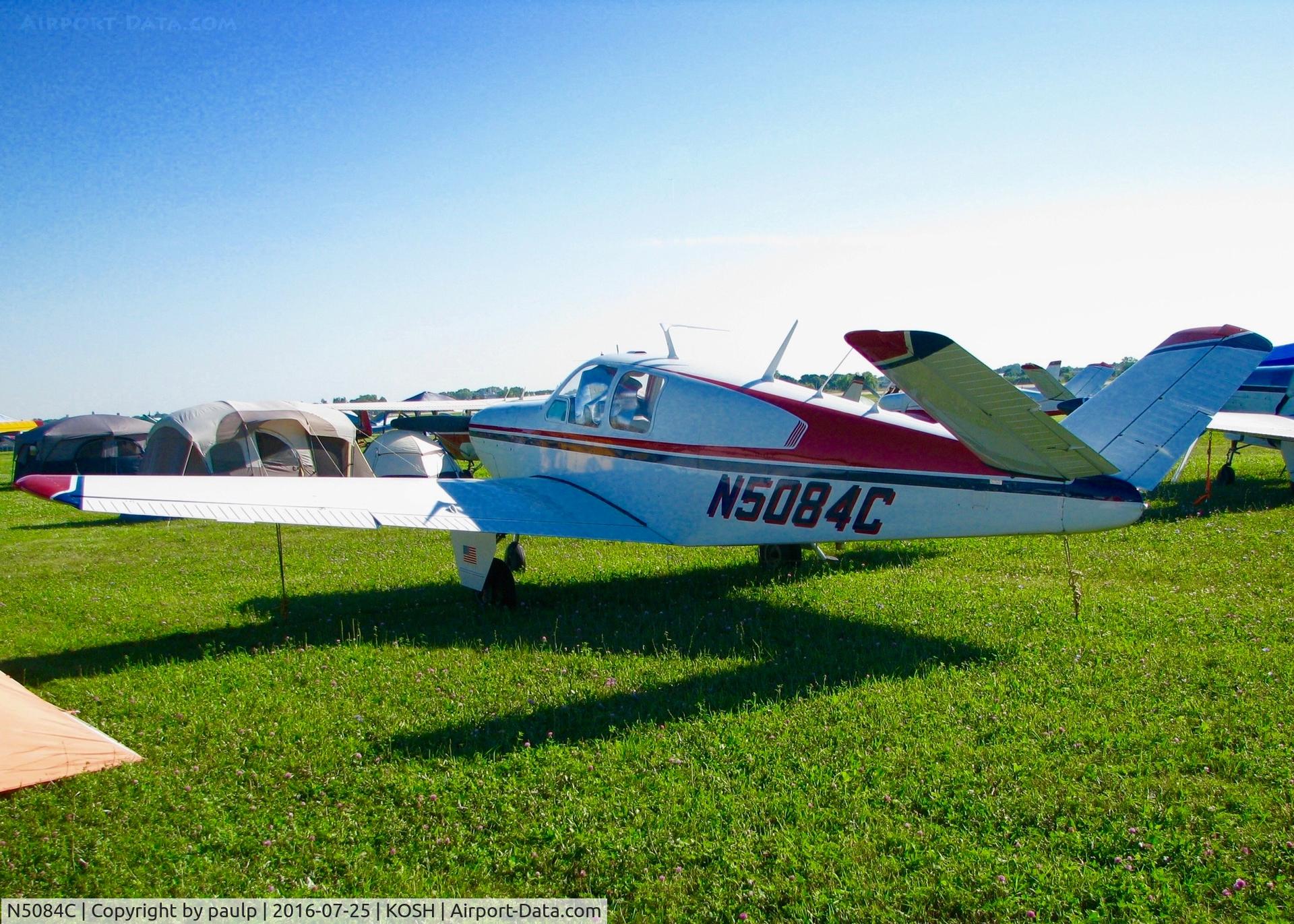 N5084C, 1950 Beech B35 C/N D-2346, At Oshkosh.