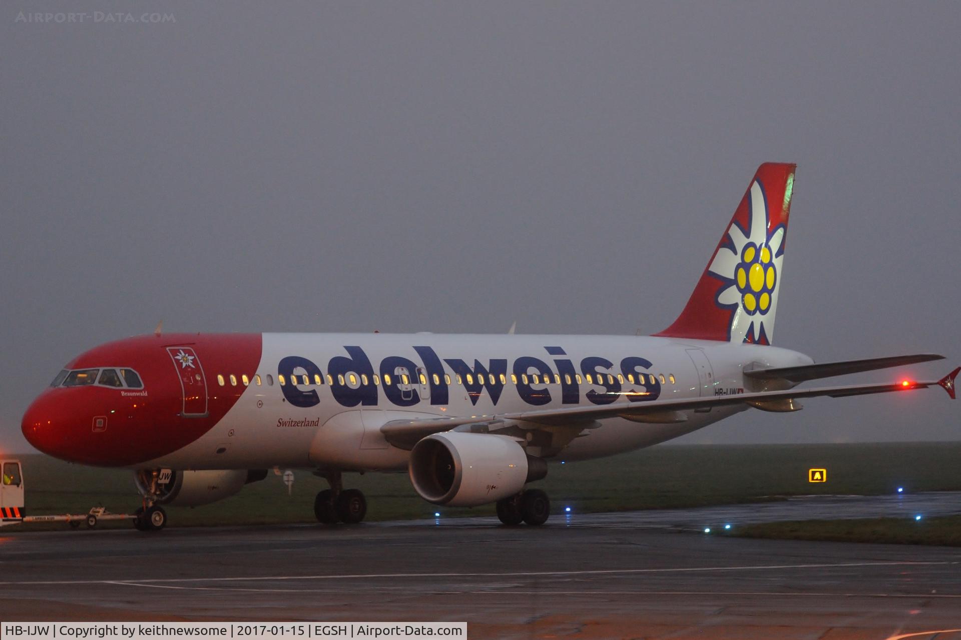 HB-IJW, 2003 Airbus A320-214 C/N 2134, Revised colour scheme.