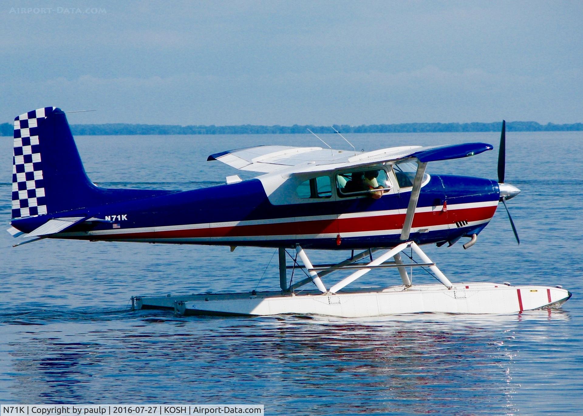 N71K, 1962 Cessna 180E C/N 18051115, At Oshkosh.