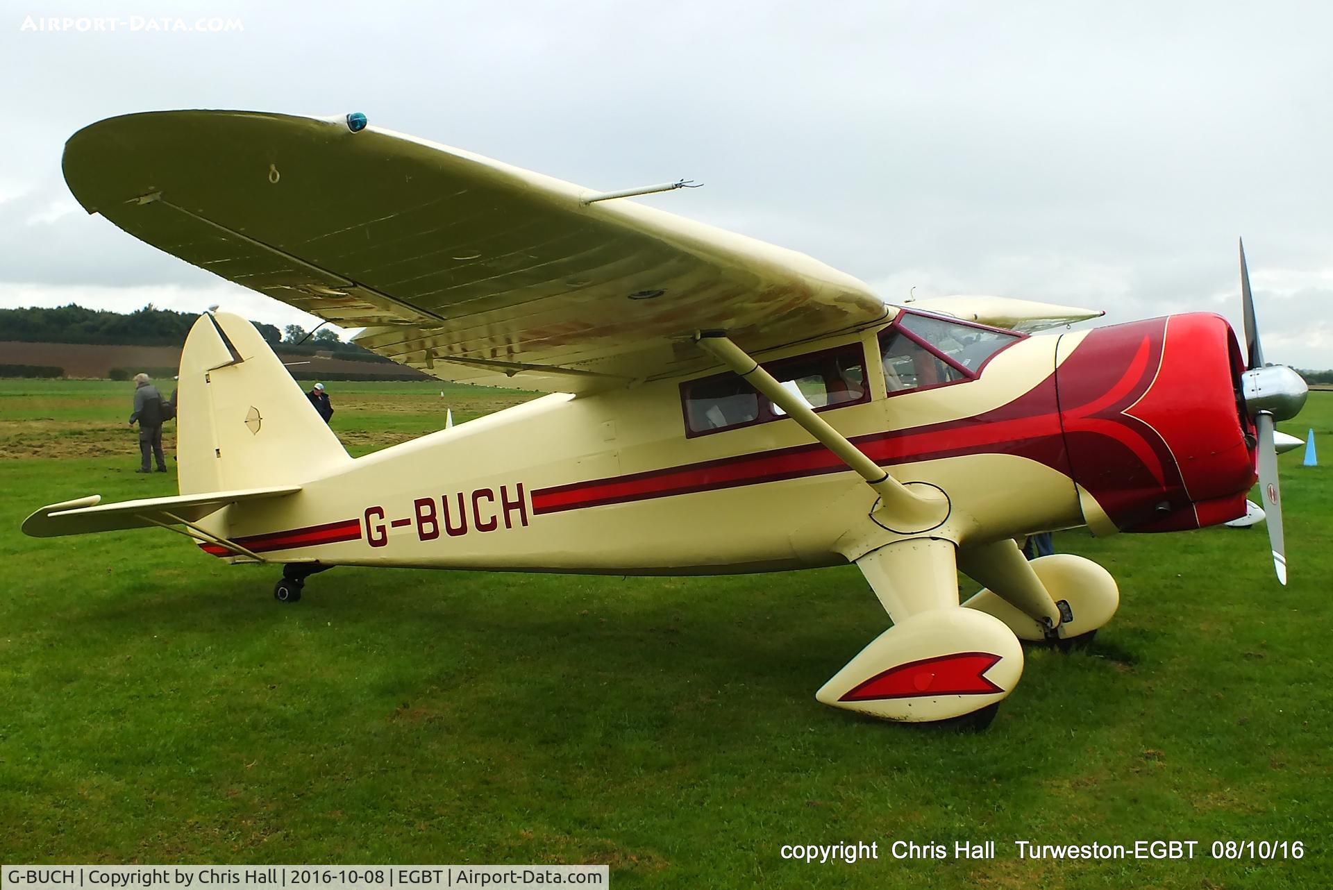 G-BUCH, 1943 Stinson V77 (AT-19) Reliant C/N 77-381, at Turweston