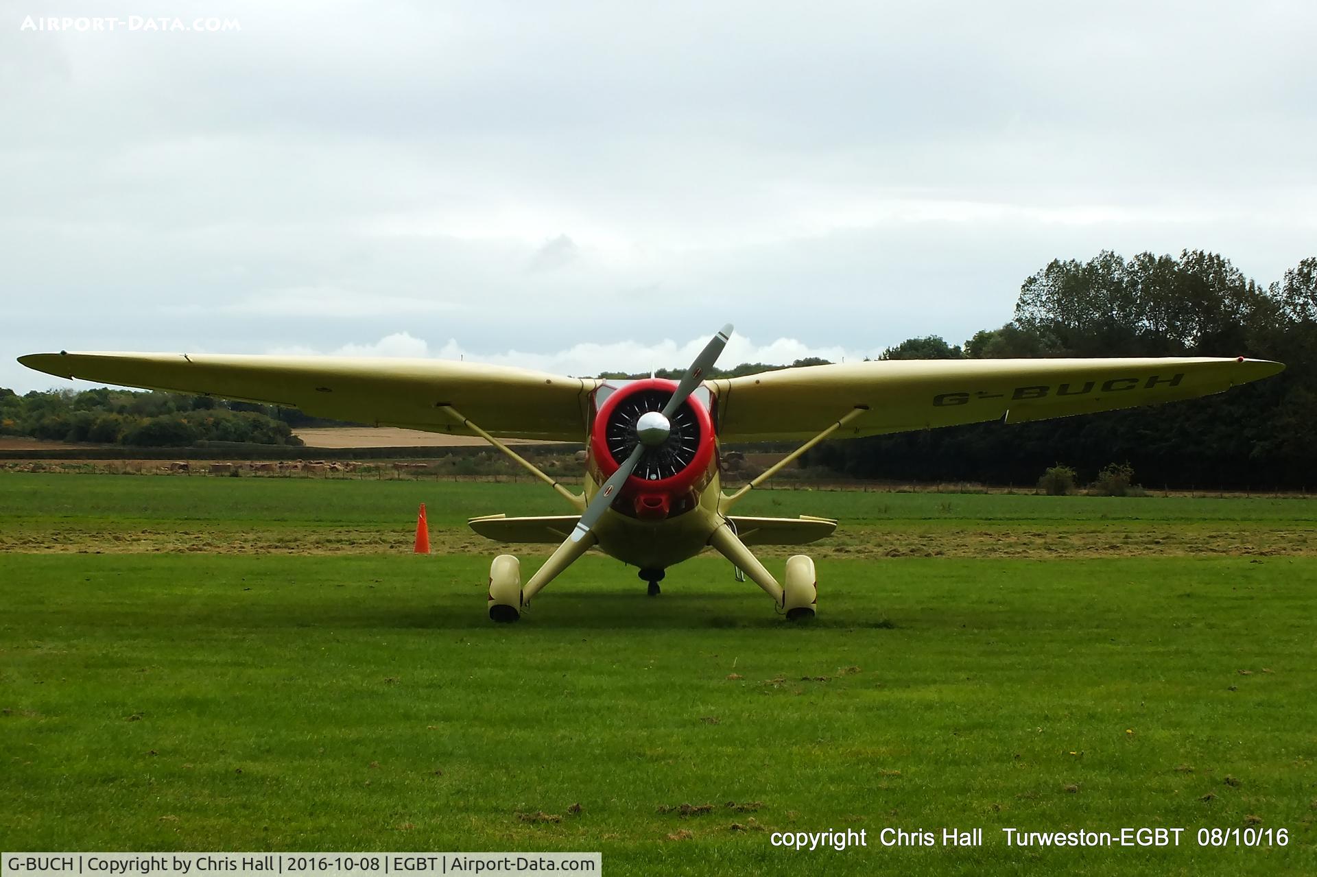 G-BUCH, 1943 Stinson V77 (AT-19) Reliant C/N 77-381, at Turweston