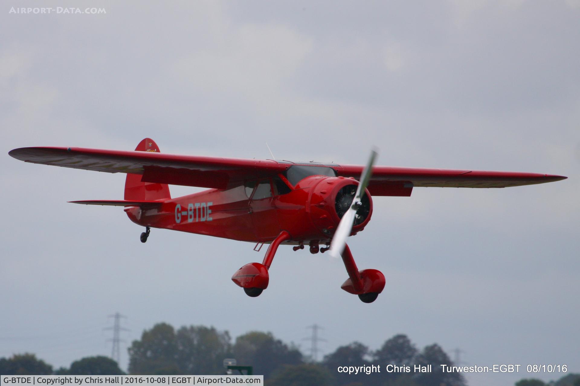 G-BTDE, 1940 Cessna C-165 Airmaster C/N 551, at Turweston