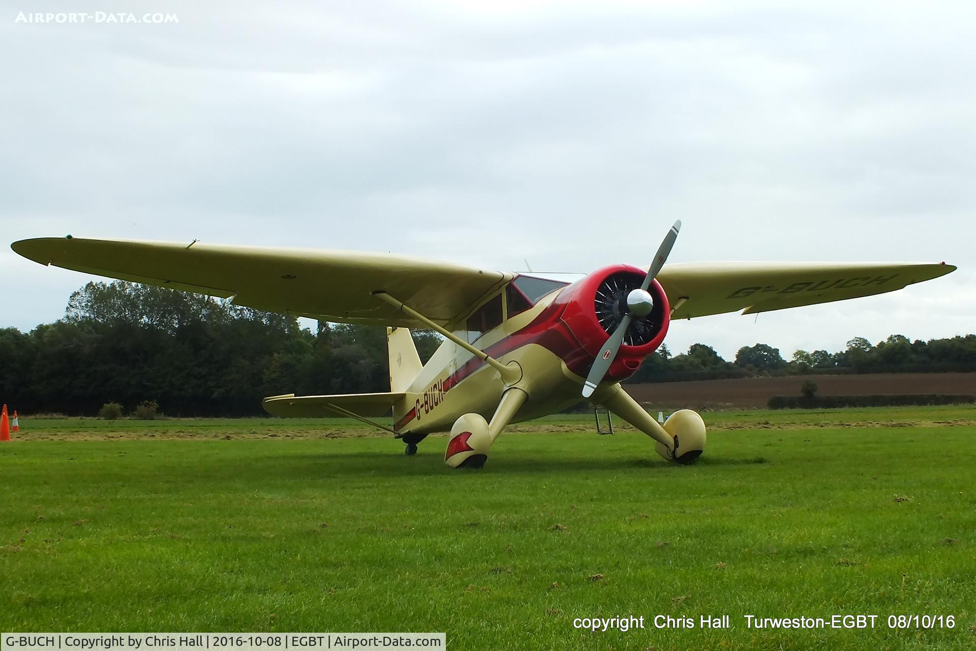 G-BUCH, 1943 Stinson V77 (AT-19) Reliant C/N 77-381, at Turweston