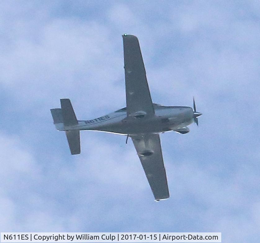 N611ES, 2008 Cirrus SR22 C/N 3053, Saw it flying over Peace Valley Park, Bucks County Pa.