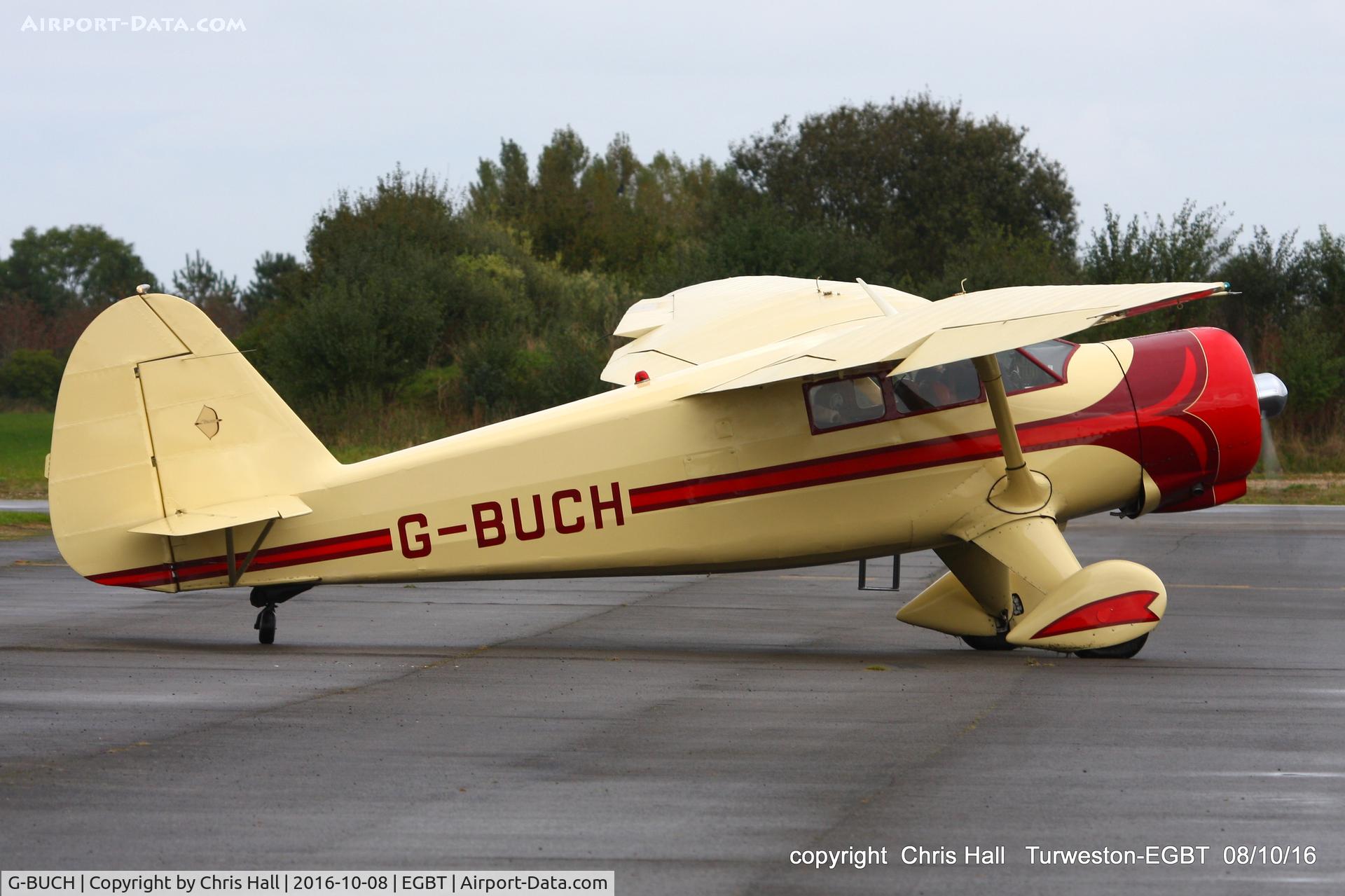 G-BUCH, 1943 Stinson V77 (AT-19) Reliant C/N 77-381, at Turweston