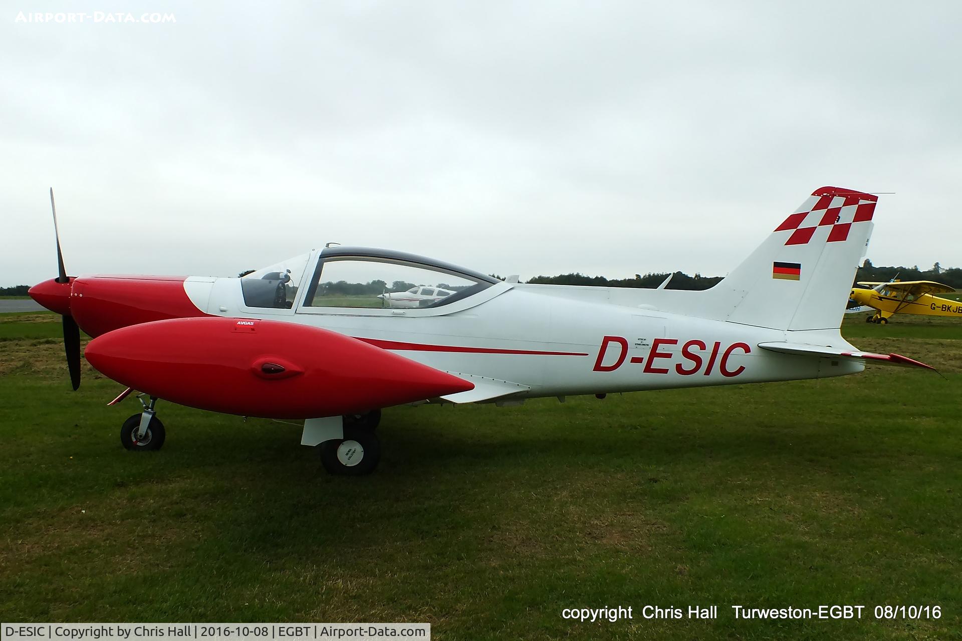 D-ESIC, 1966 SIAI-Marchetti F-260 C/N 102, at Turweston