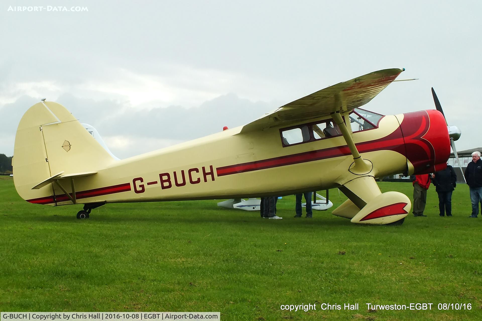 G-BUCH, 1943 Stinson V77 (AT-19) Reliant C/N 77-381, at Turweston