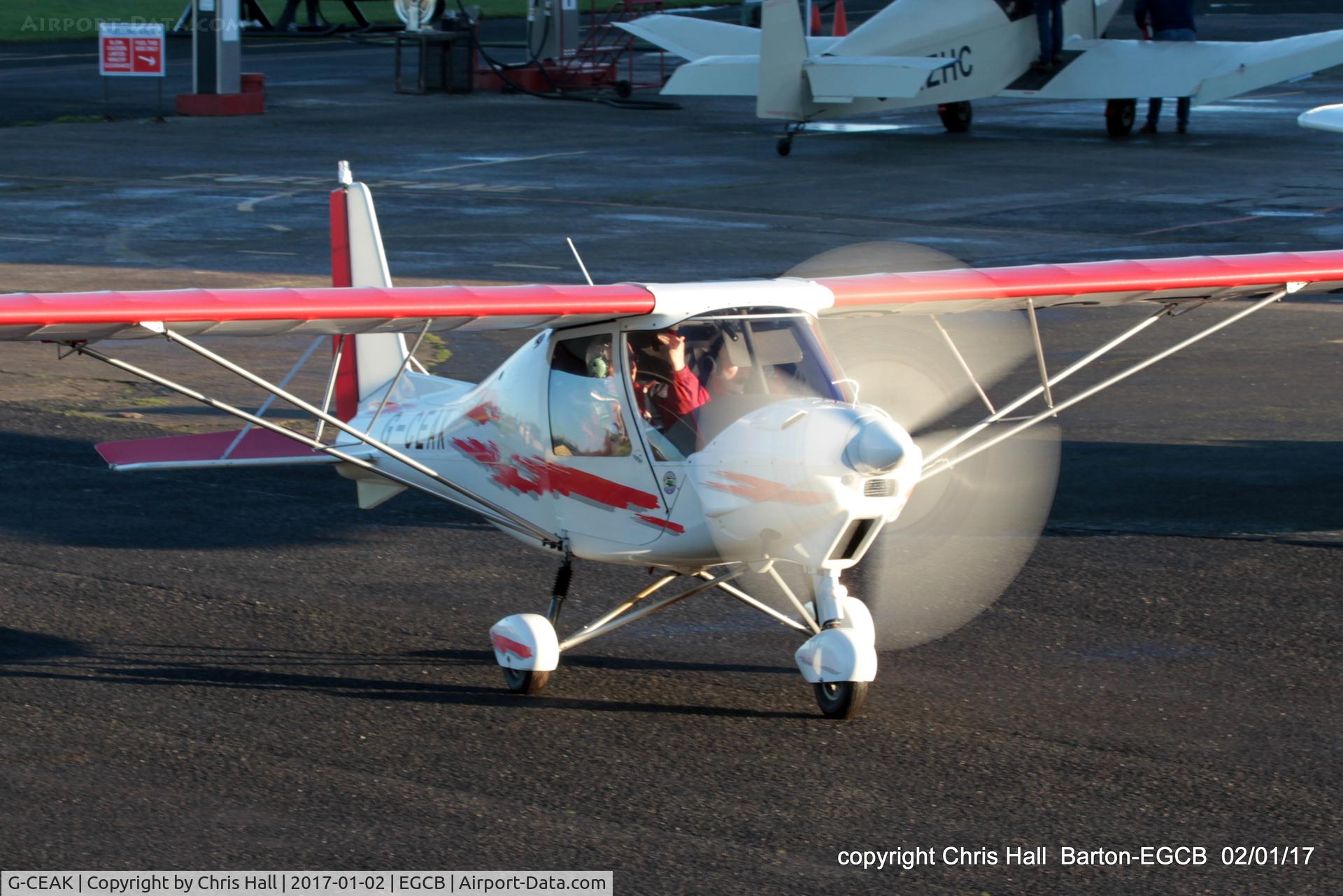 G-CEAK, 2006 Comco Ikarus C42 FB80 C/N 0606-6826, at Barton