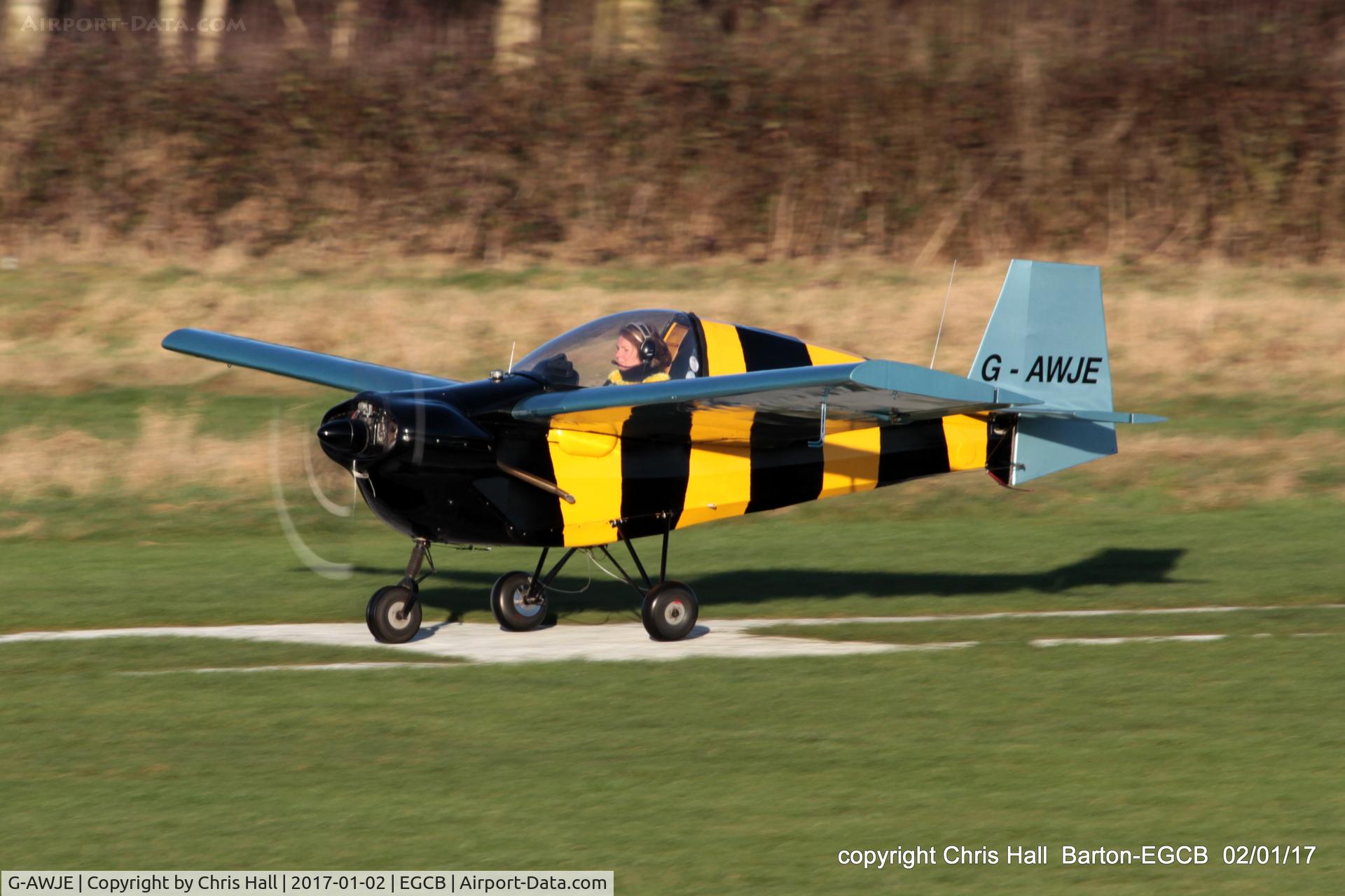 G-AWJE, 1968 Tipsy T-66 Nipper Mk 3 C/N S121, at Barton