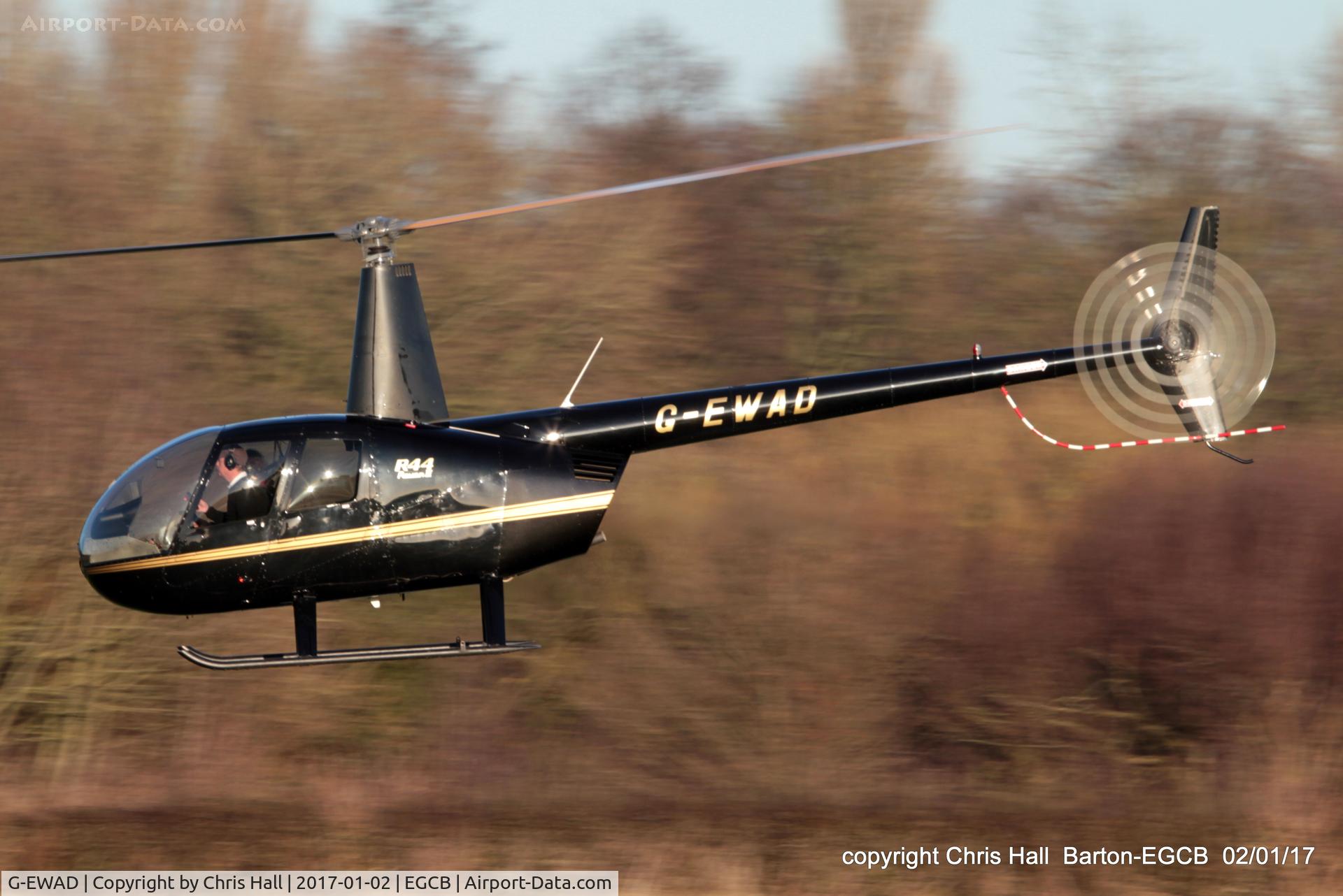 G-EWAD, 2008 Robinson R44 Raven II C/N 12296, at Barton
