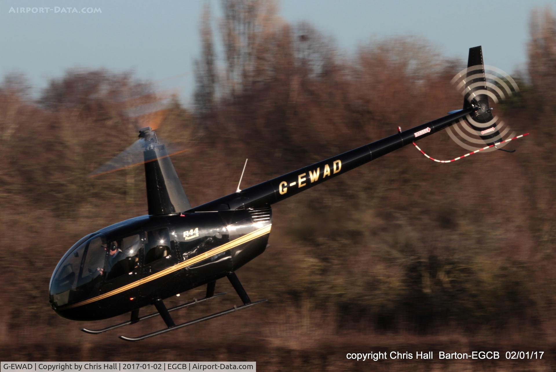 G-EWAD, 2008 Robinson R44 Raven II C/N 12296, at Barton