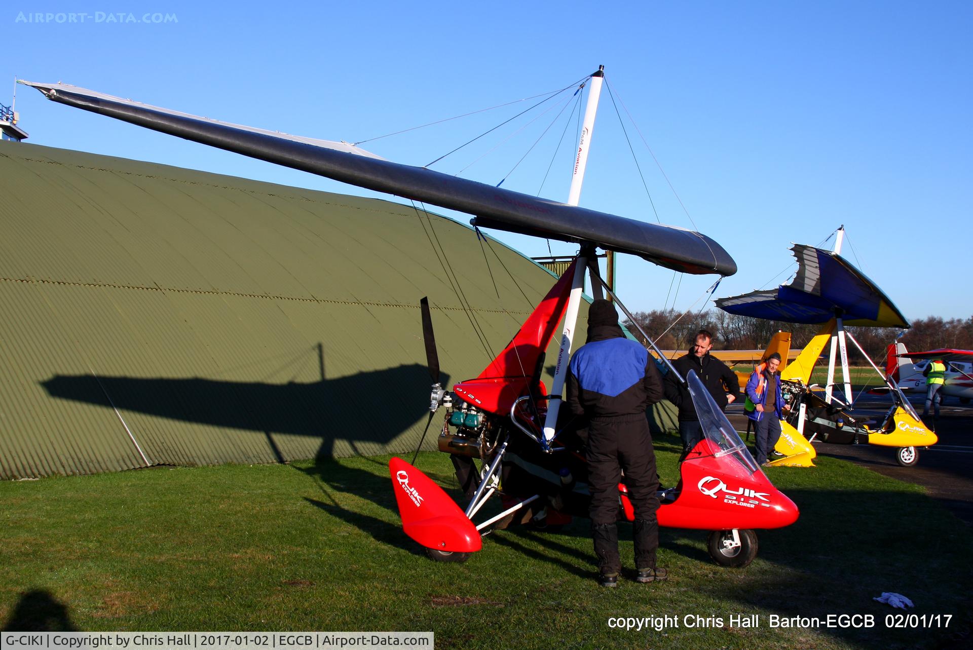 G-CIKI, 2014 P&M Aviation Pegasus Quik C/N 8703, at Barton