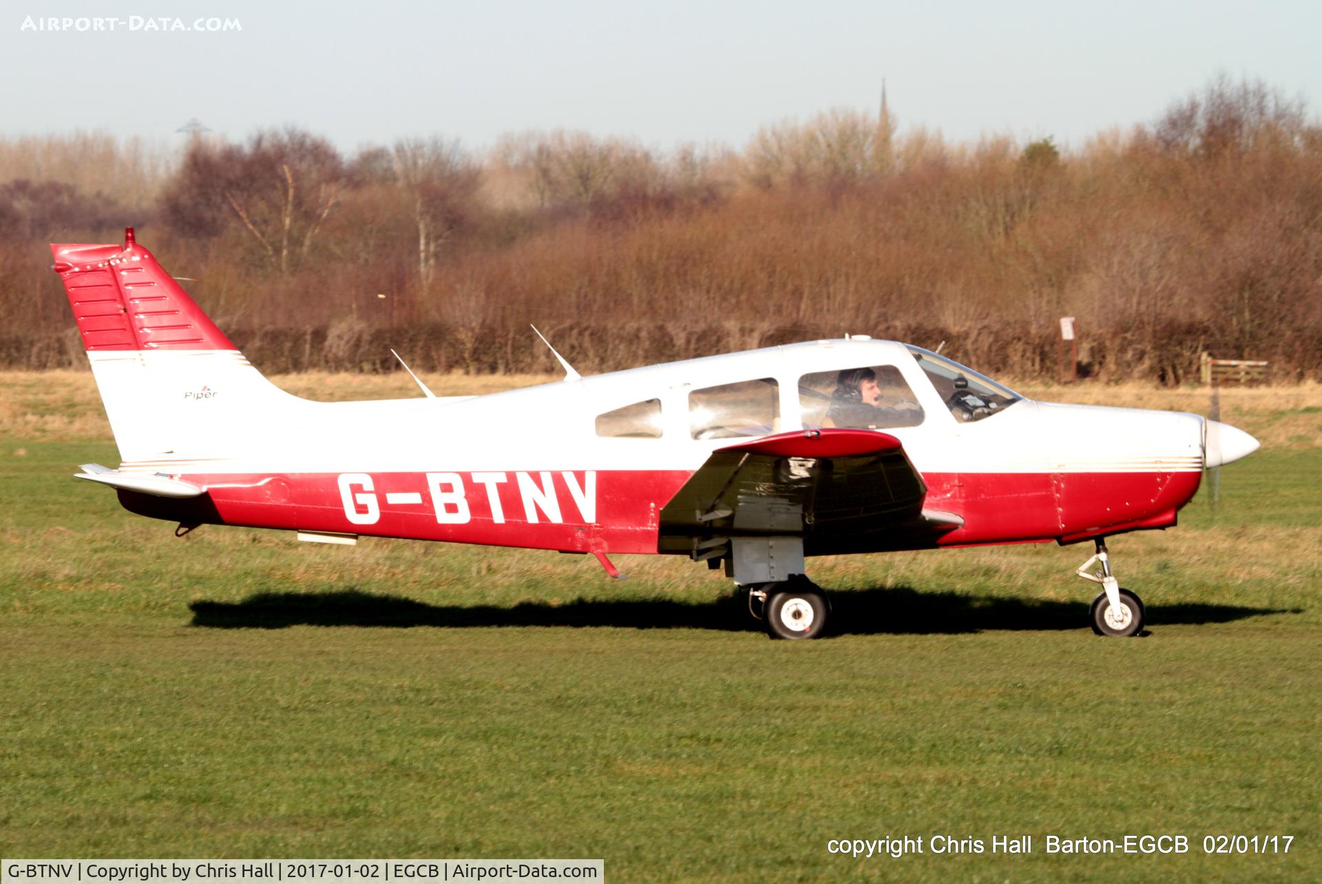 G-BTNV, 1978 Piper PA-28-161 Cherokee Warrior II C/N 28-7816590, at Barton