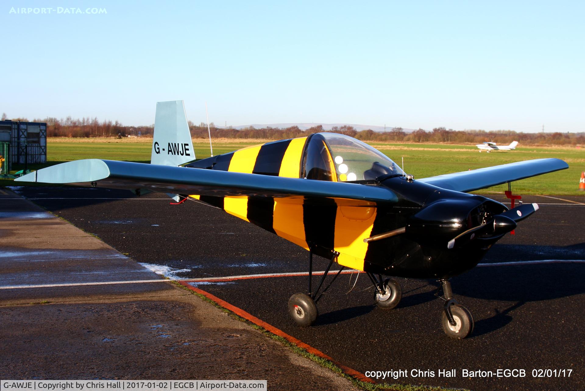 G-AWJE, 1968 Tipsy T-66 Nipper Mk 3 C/N S121, at Barton