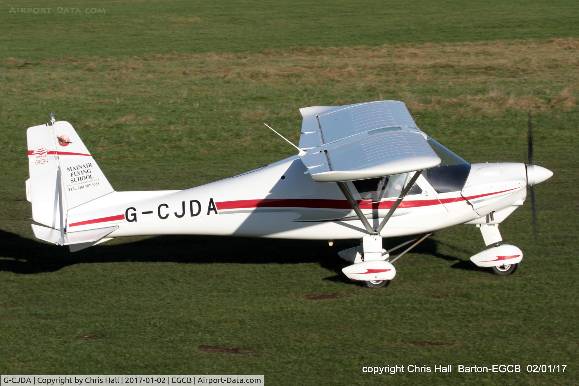 G-CJDA, 2016 Comco Ikarus C42 FB80 C/N 1605-7452, at Barton